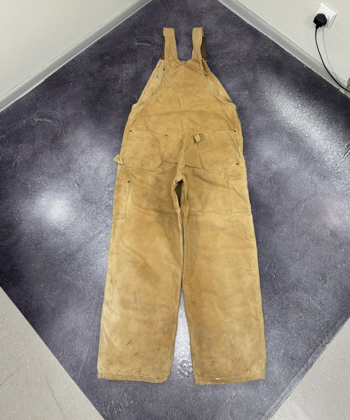 Vintage Carhartt Double Knee Work USA Made 90s Hype Overall