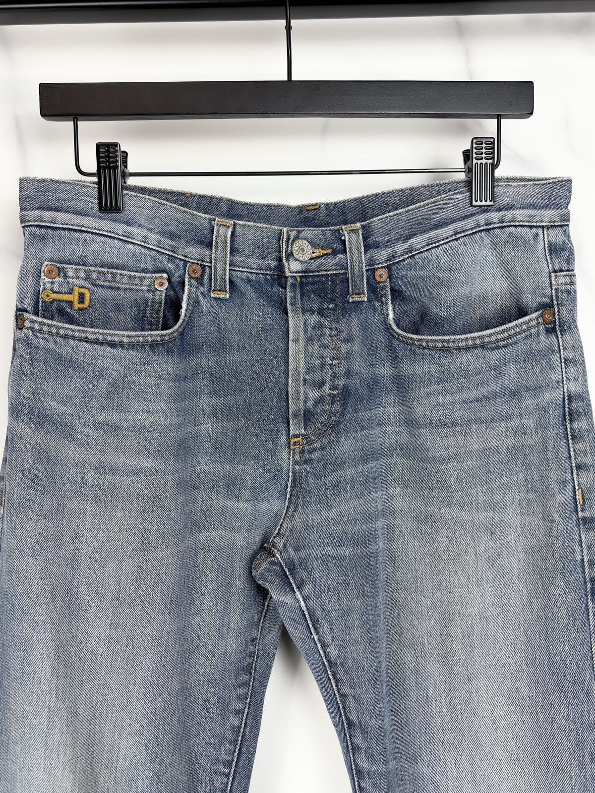 Gucci Gucci Tom Ford Vintage Horsebit Faded Blue Denim Jeans Size US 28 / EU 44 - 3 Thumbnail