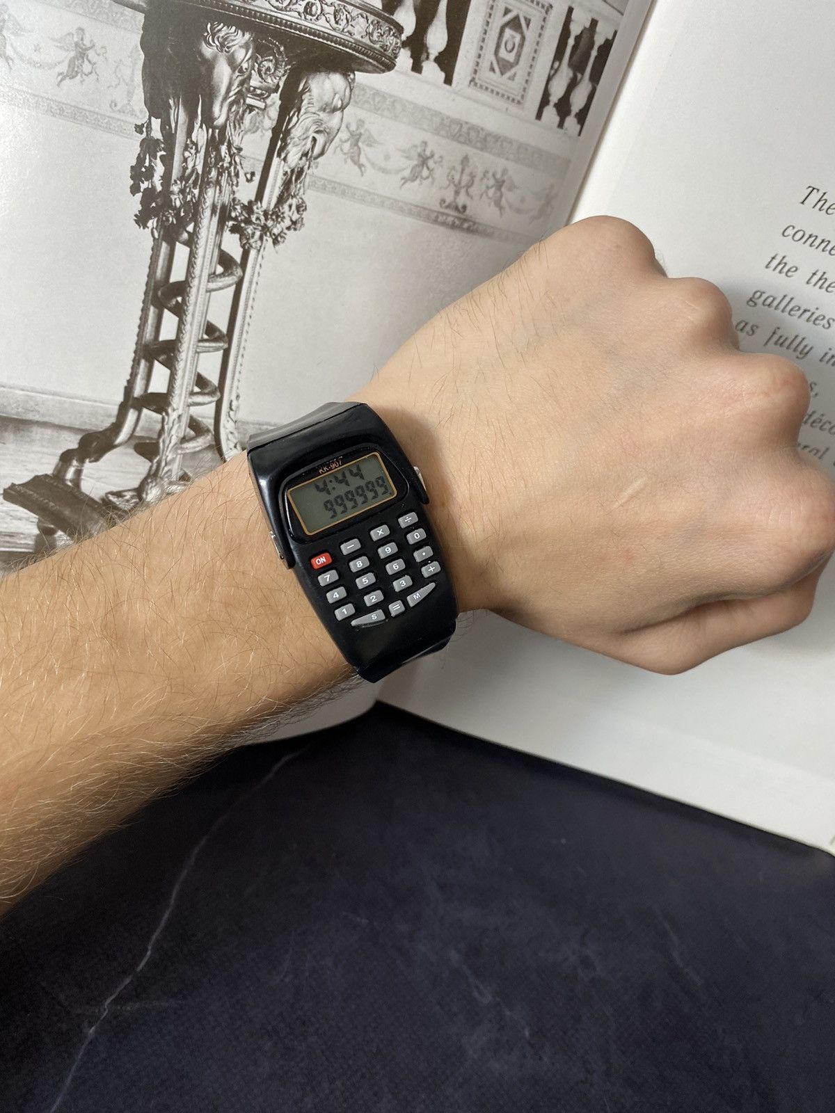 Jewelry Vintage Calculator Watch KK-907 Retro Size ONE SIZE - 5 Thumbnail