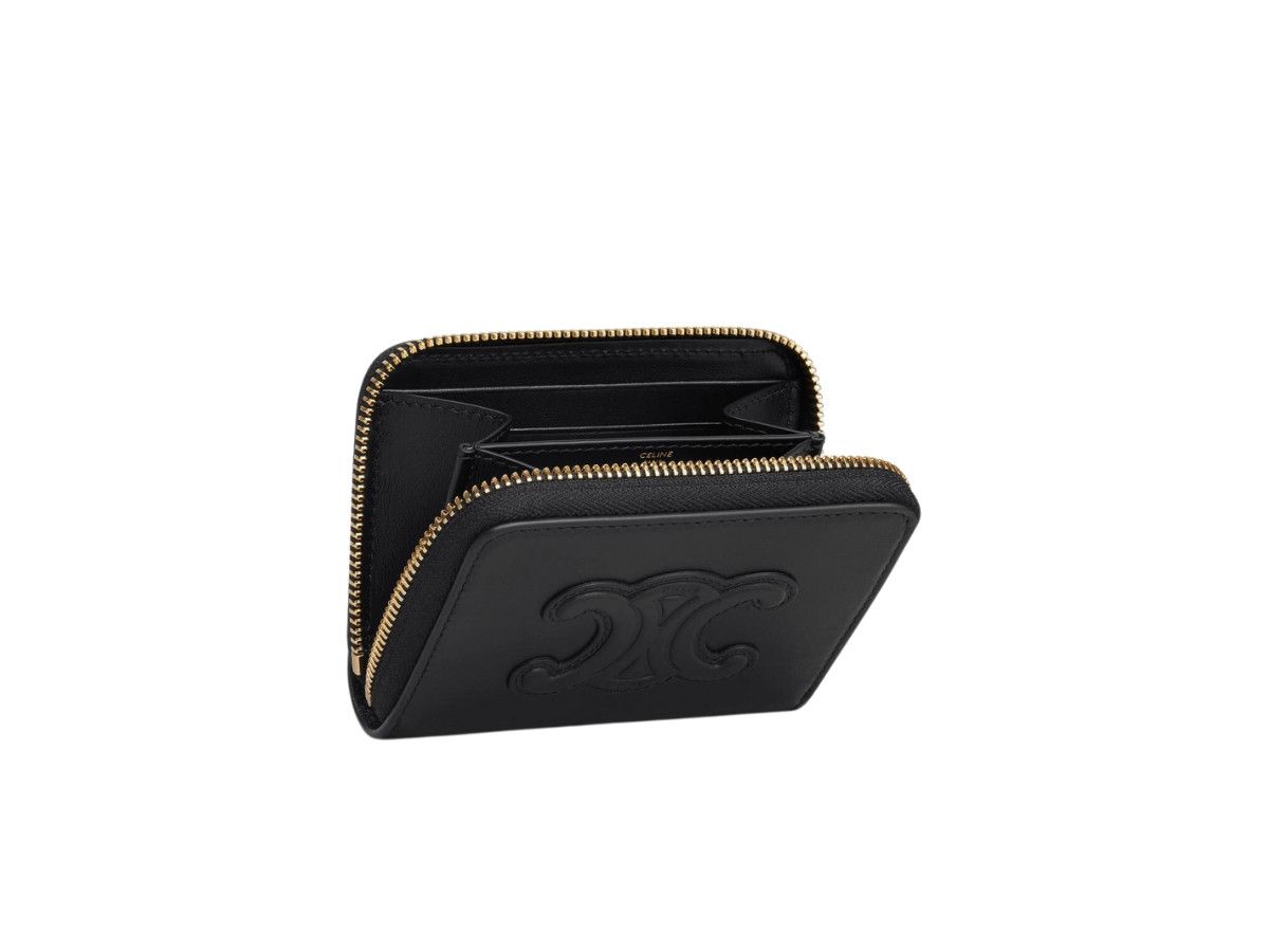 Celine o1bcso1str0126 10K533DR8 Size: OS / Zipped Wallet in Black Size ONE SIZE - 3 Thumbnail