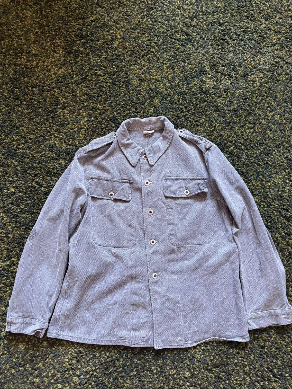 Vintage Vintage Authentic Swedish Military Jacket Size US M / EU 48-50 / 2 - 1 Thumbnail