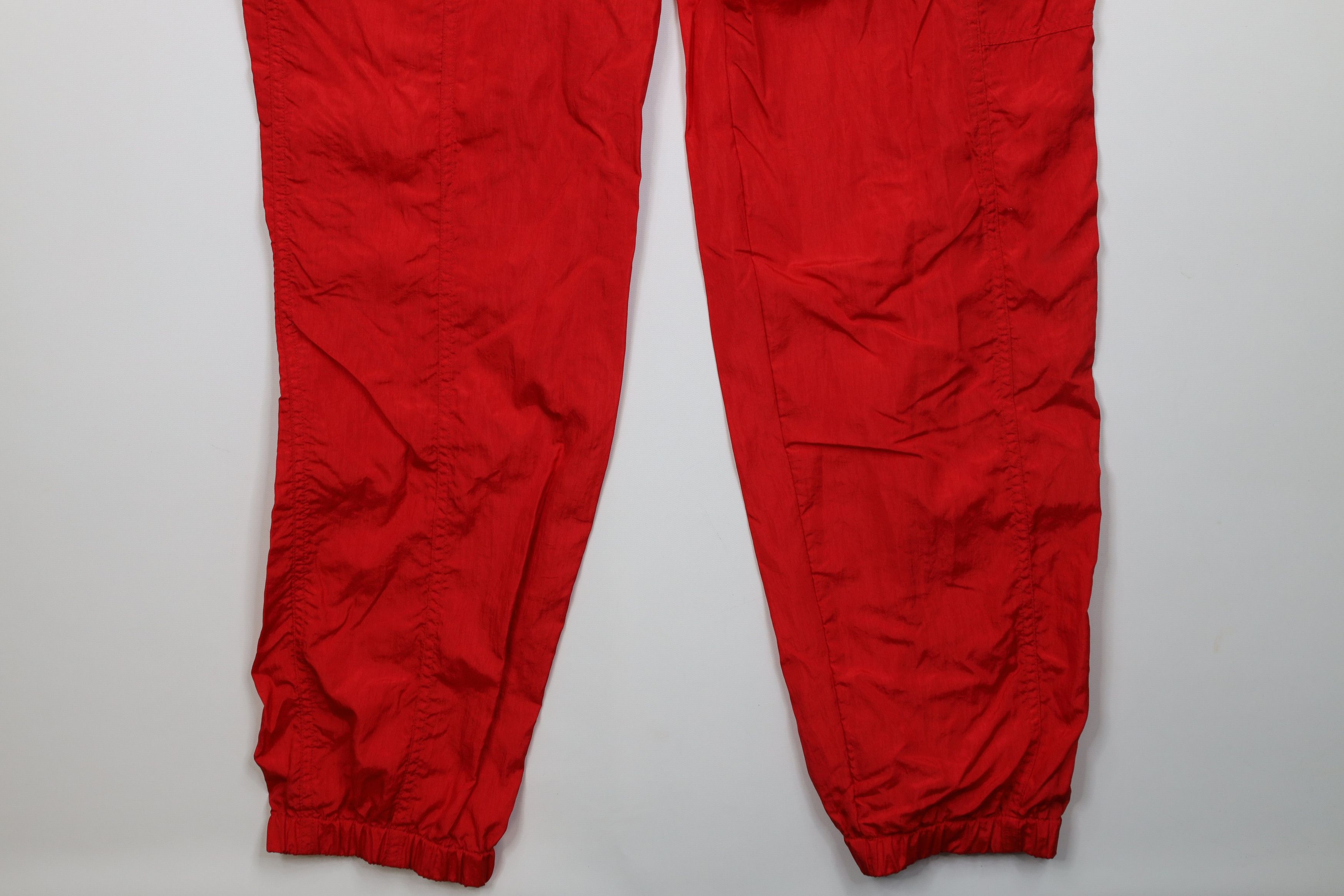 Adidas Vintage 70s 80s Adidas Pocket Windbreaker Joggers Pants Red Size US 36 / EU 52 - 4 Thumbnail