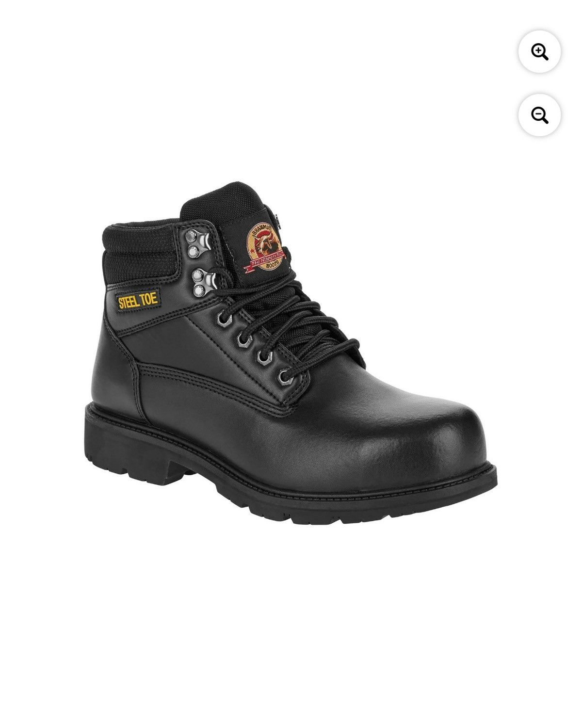 Other Brahma Men’s Gus Steel Toe Work Boots – Durable Leather Slip Size US 11 / EU 44 - 1 Thumbnail