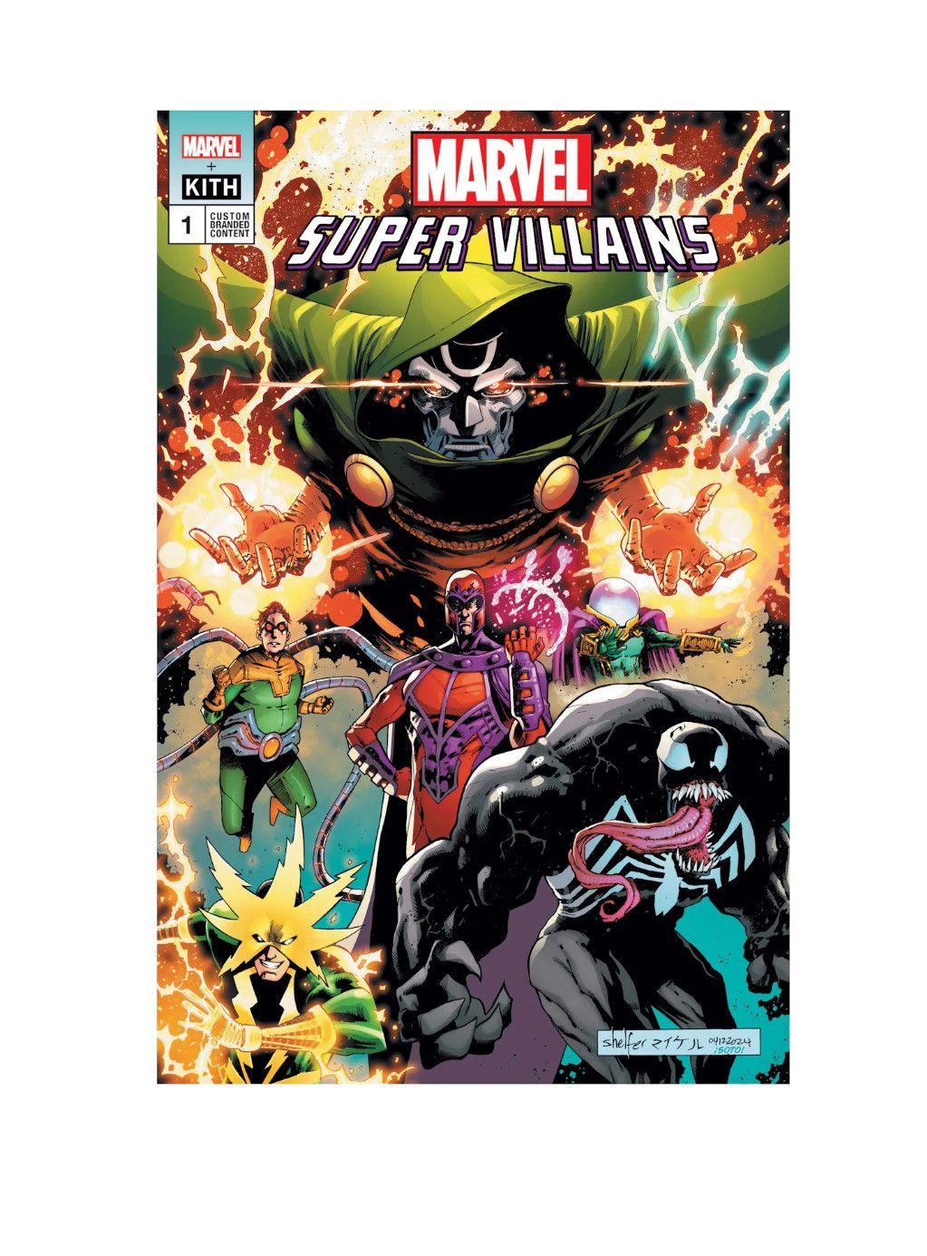 Marvel | Kith super villains comic book #1 Con, image size:1023x1385
