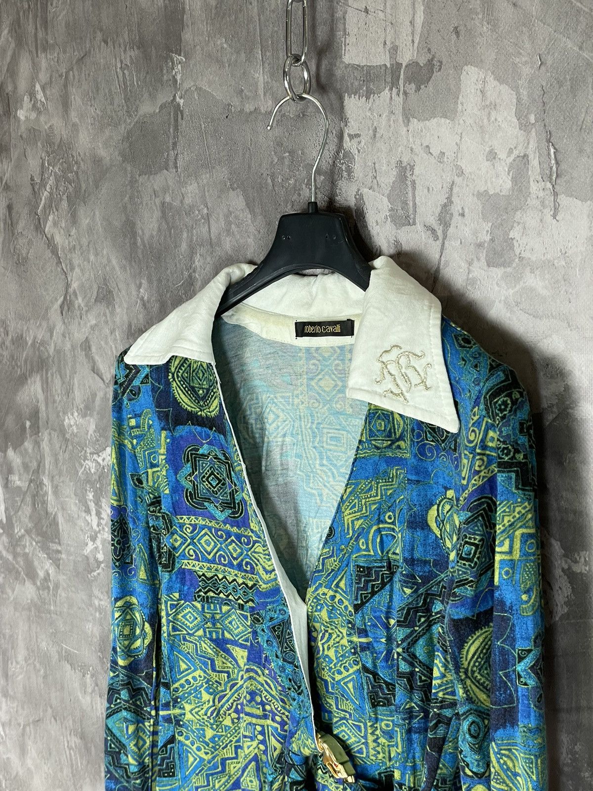 Roberto Cavalli Roberto Cavalli JPG Style Multicolour Long sleeve shirt Y2K Size M / US 6-8 / IT 42-44 - 8 Thumbnail