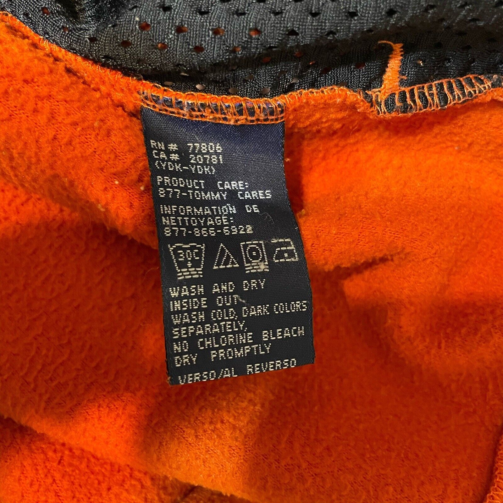 Tommy Hilfiger Vintage y2k Tommy Hilfiger Fleece Pullover Orange Men’s Med Size US M / EU 48-50 / 2 - 5 Thumbnail