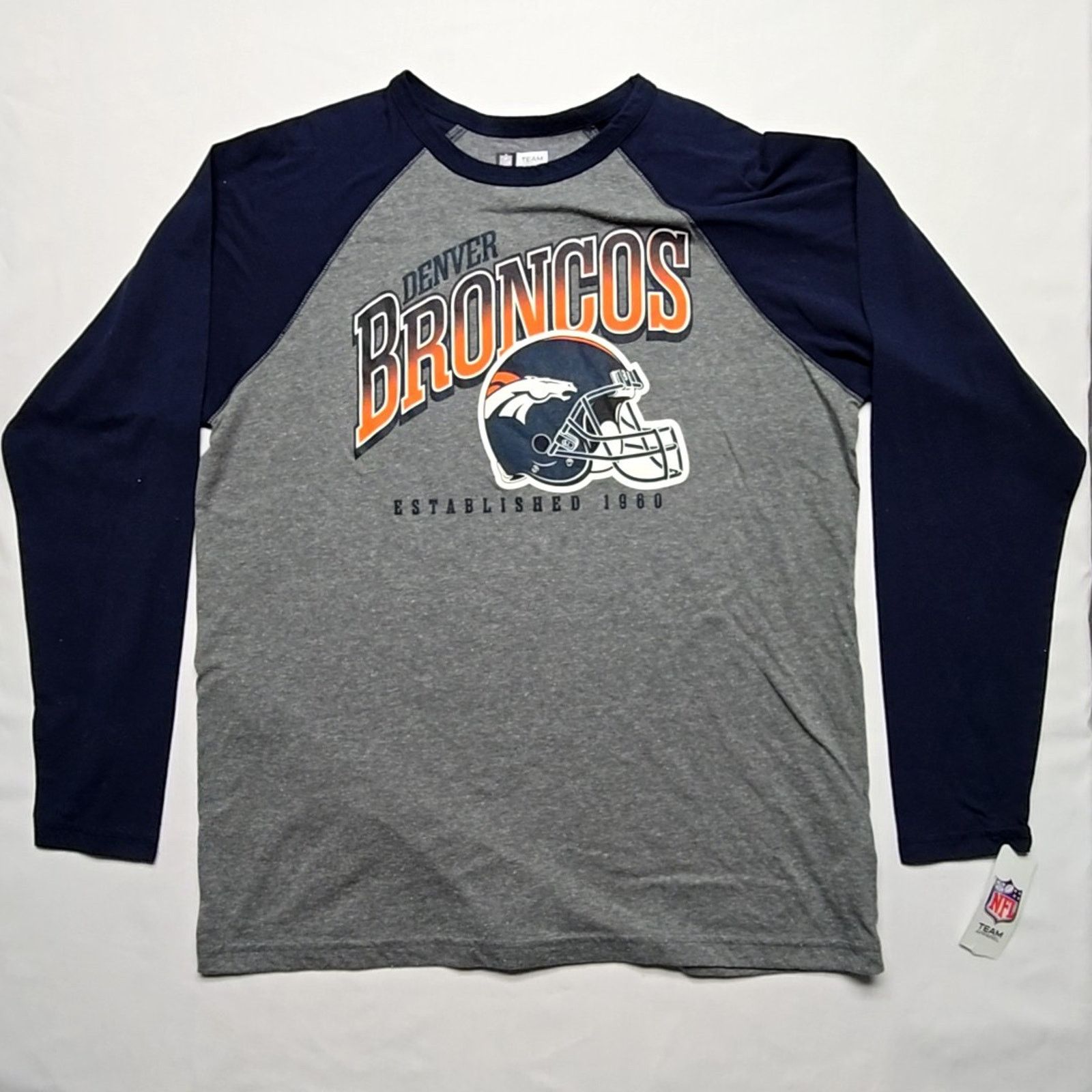 Other Denver Broncos Shirt Graphic Mens XL Grey Blue NFL Tee Size US XL / EU 56 / 4 - 1 Thumbnail