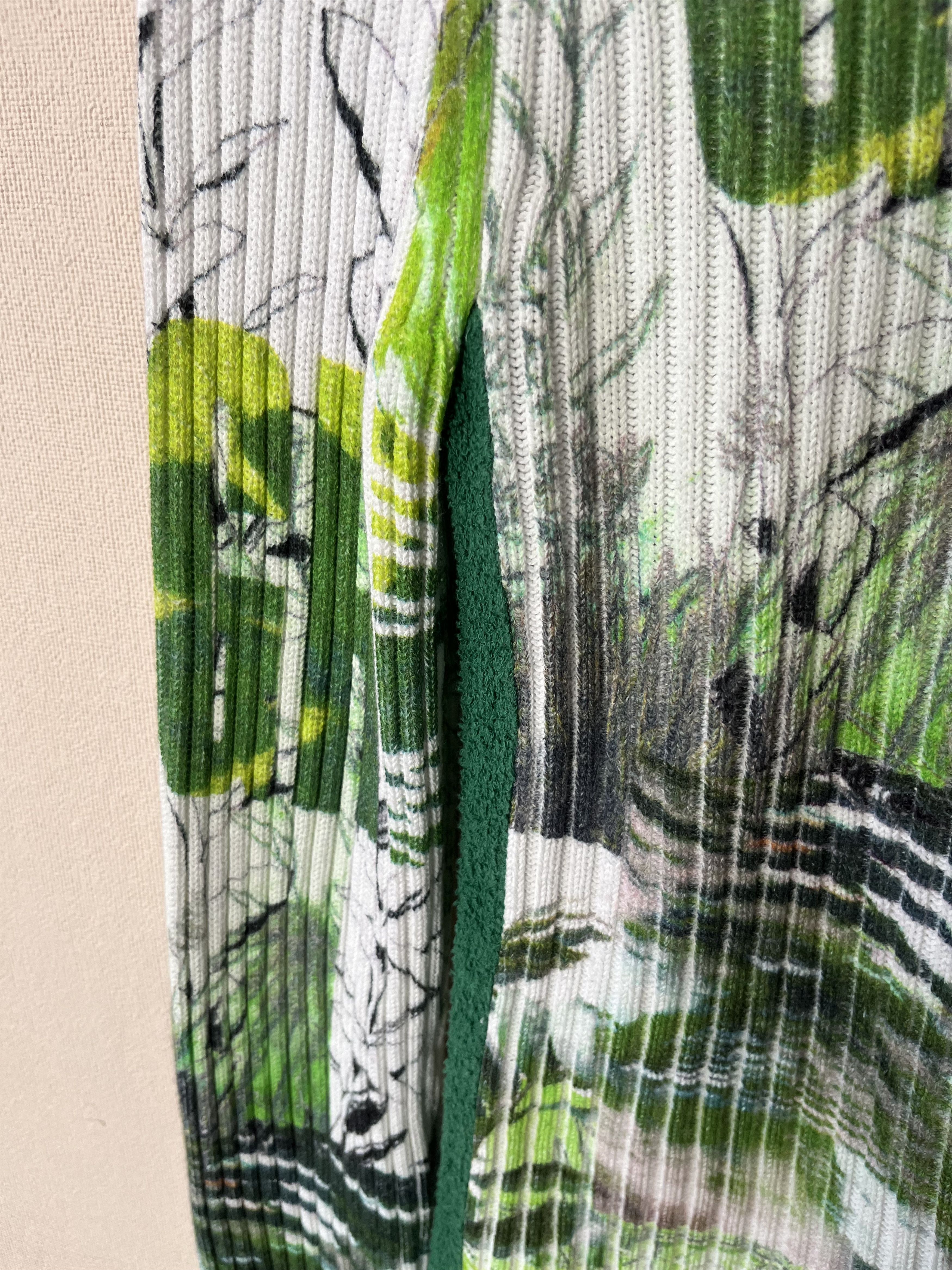 Other Marc Cain Ribbed Zip Cardigan Tropical Print Size N3 M Size M / US 6-8 / IT 42-44 - 6 Thumbnail