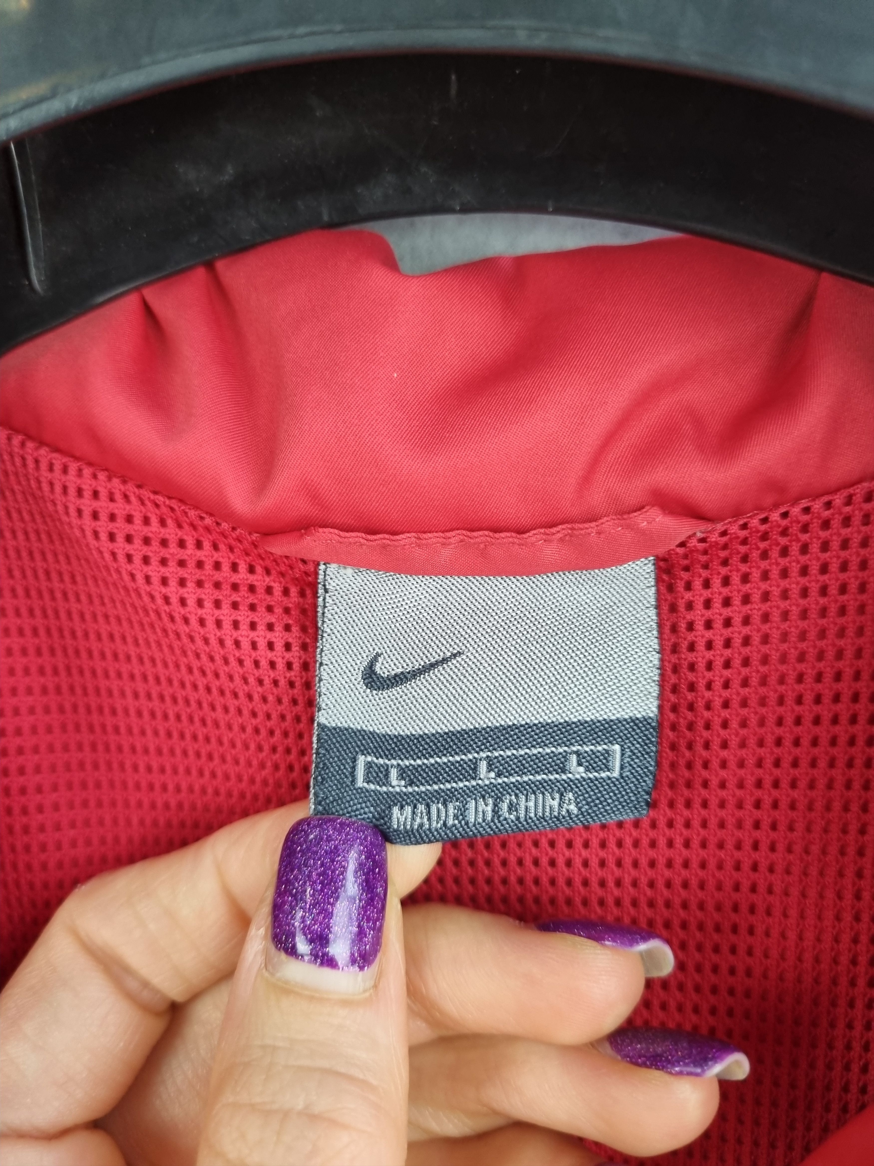 Nike × Vintage Nike USA Nylon Light Track Top Size US L / EU 52-54 / 3 - 12 Thumbnail