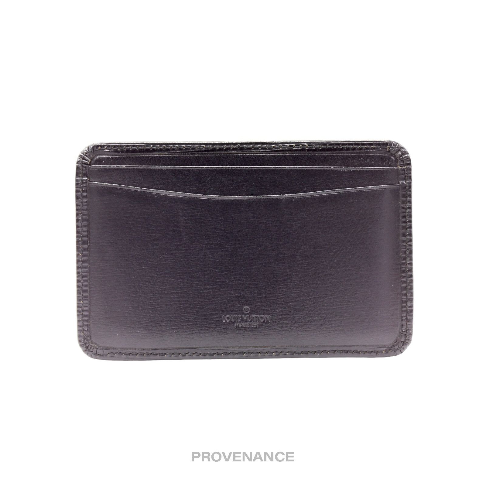 Louis Vuitton 🔴 Louis Vuitton MALLETIER Card Holder Wallet - Black Epi Size ONE SIZE - 3 Thumbnail