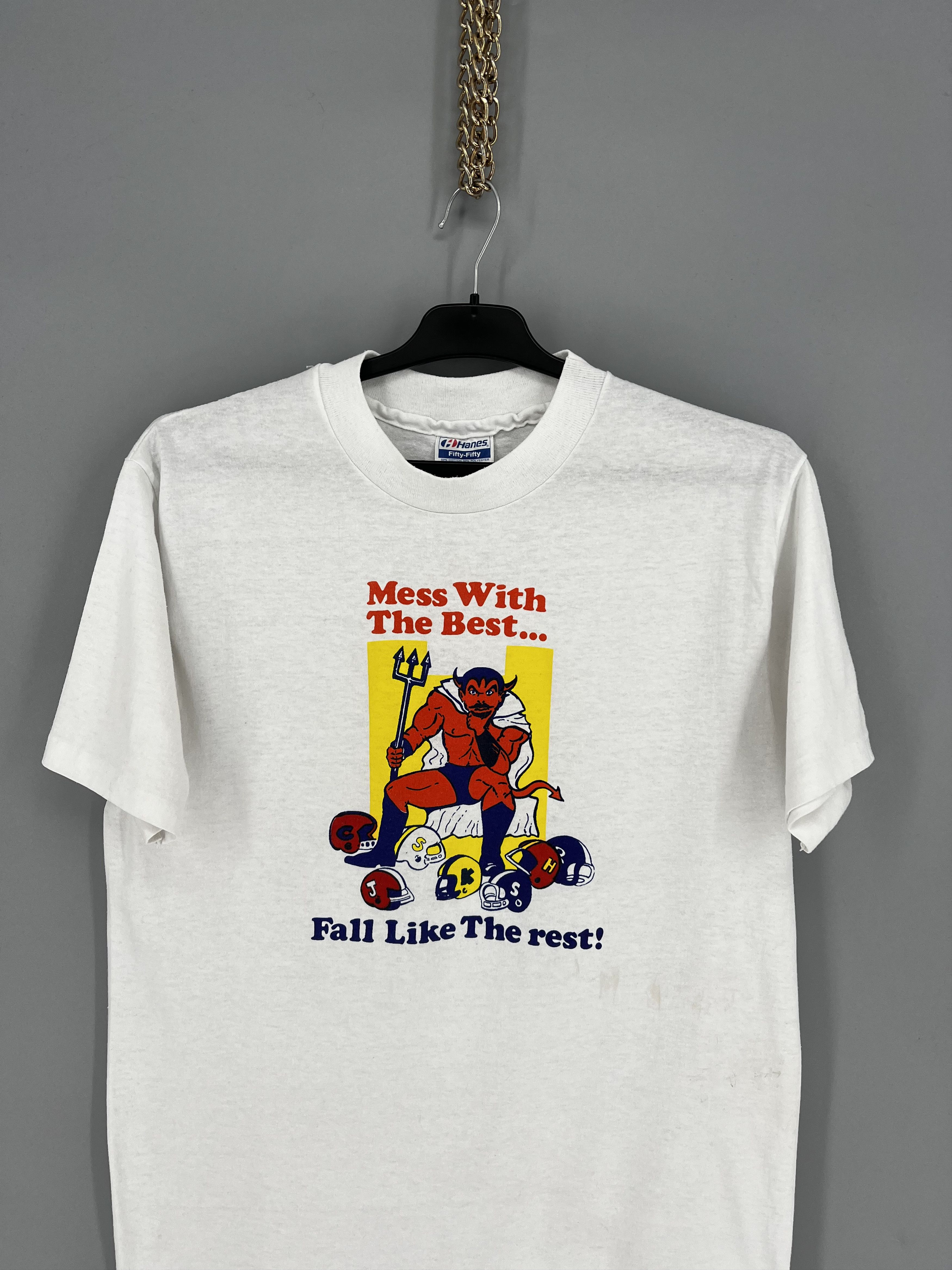 Vintage Vintage Y2K ADULT “ Mess With The Best. Fall Like The rest!“ Size US L / EU 52-54 / 3 - 6 Thumbnail
