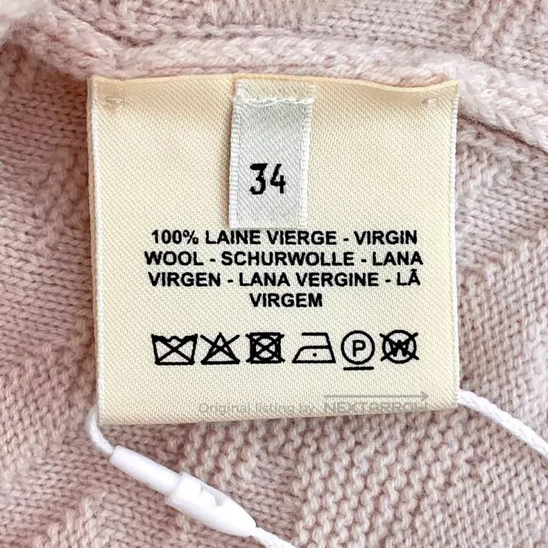 Hermes Hermes Nude pink jacquard all-over printed wool crewneck l Size XXS / US 00 / IT 34 - 6 Thumbnail