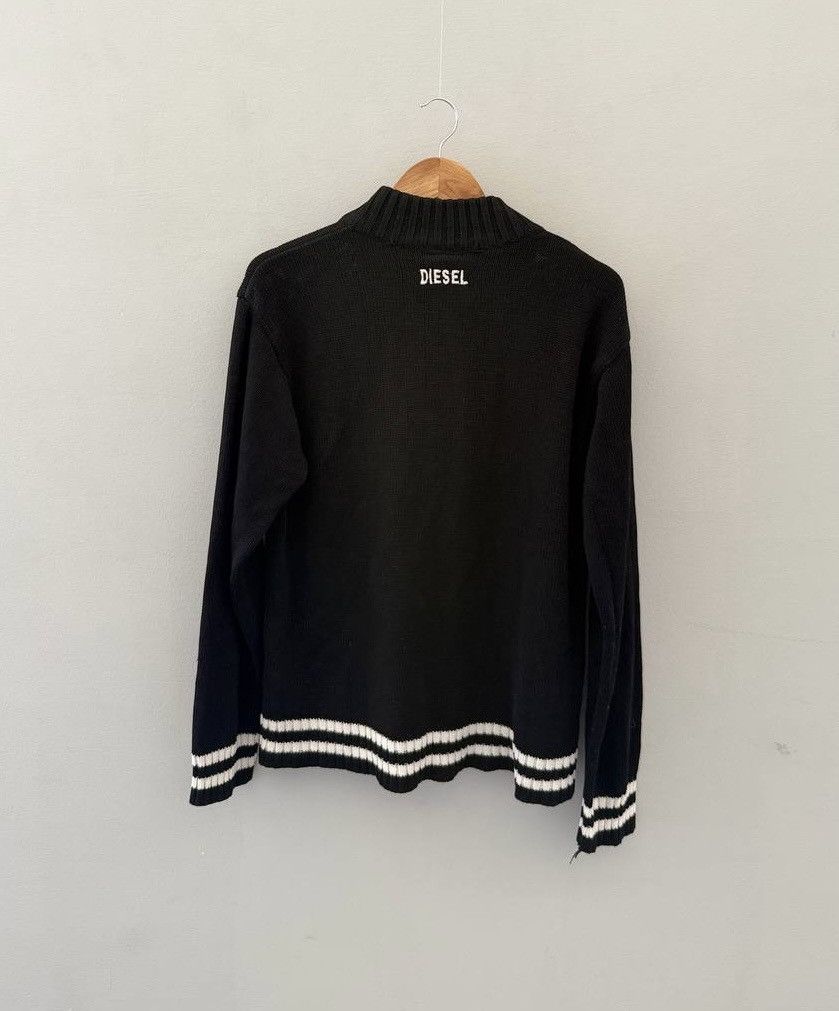 Diesel Y2K Japanese Avant-Garde Style Diesel Knit Zip Sweater Size US M / EU 48-50 / 2 - 10 Thumbnail