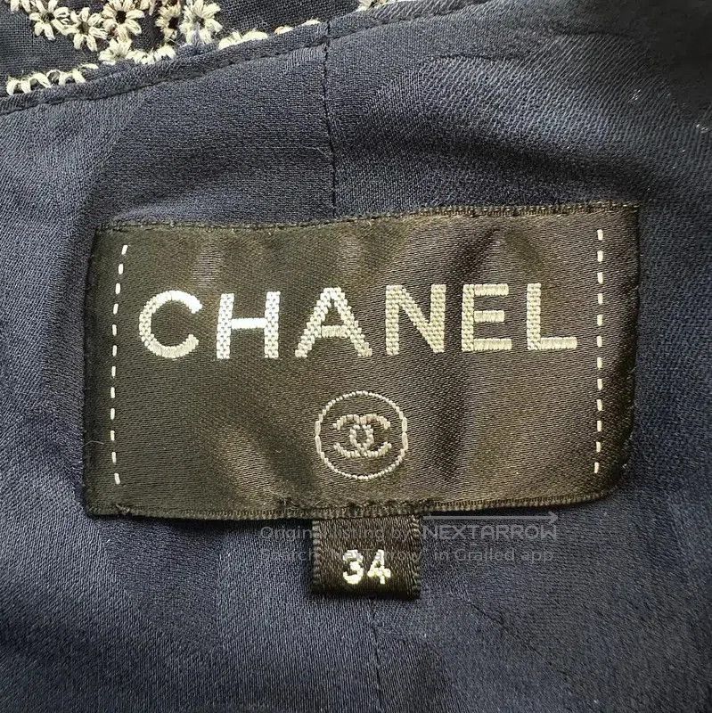 Chanel Chanel XS Navy Blue Dress . Size XS / US 0-2 / IT 36-38 - 7 Thumbnail