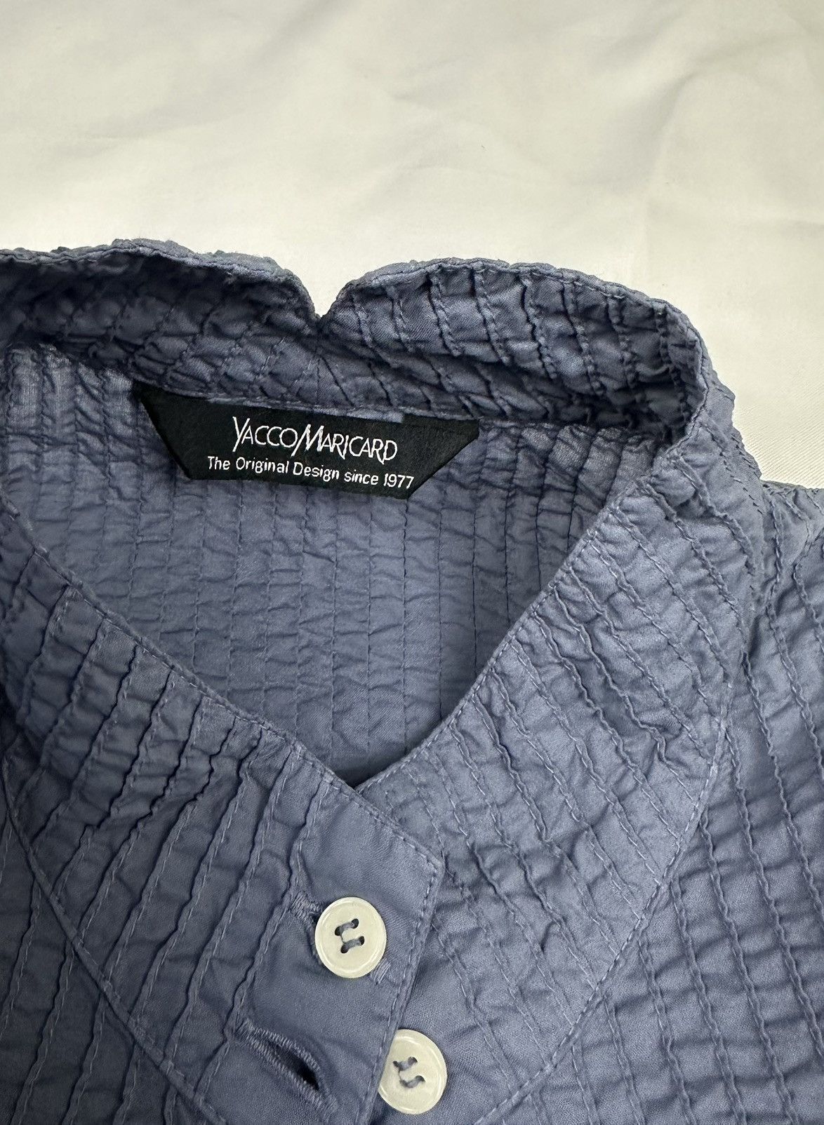 Other Yacco Maricard Shirt Asymmetric Closure Avante Garde Size 2 Size XS / US 0-2 / IT 36-38 - 1 Thumbnail