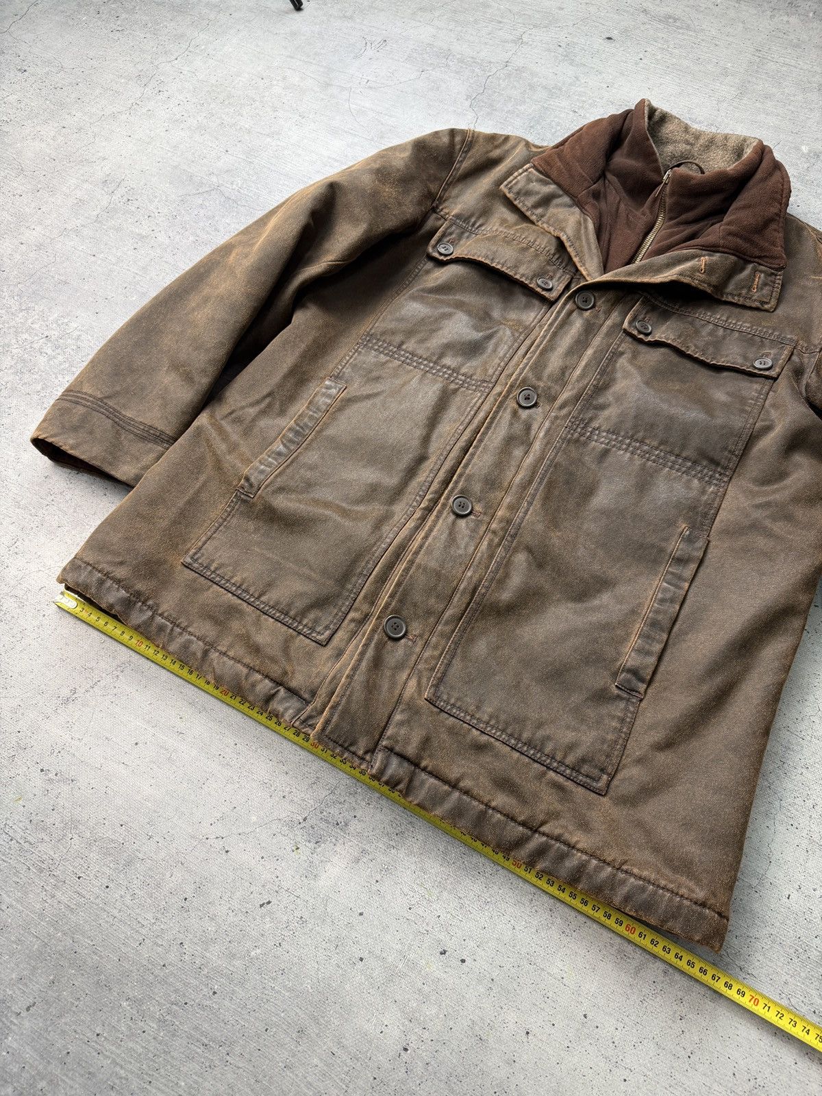 Marlboro Vintage Marlboro Classics Brown Jacket Made Italy Coat Size US XXL / EU 58 / 5 - 12 Thumbnail