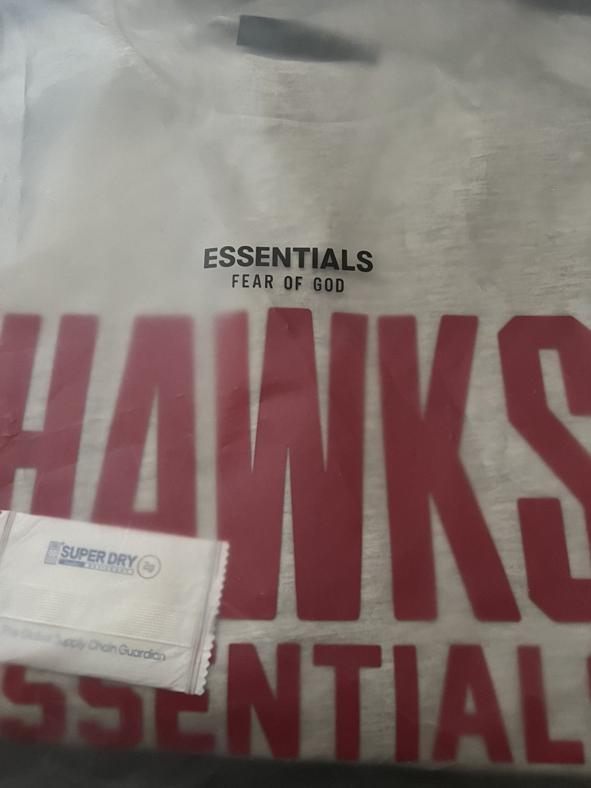 Essentials × NBA Fear of God Essentials NBA tee Hawks Size US L / EU 52-54 / 3 - 8 Thumbnail
