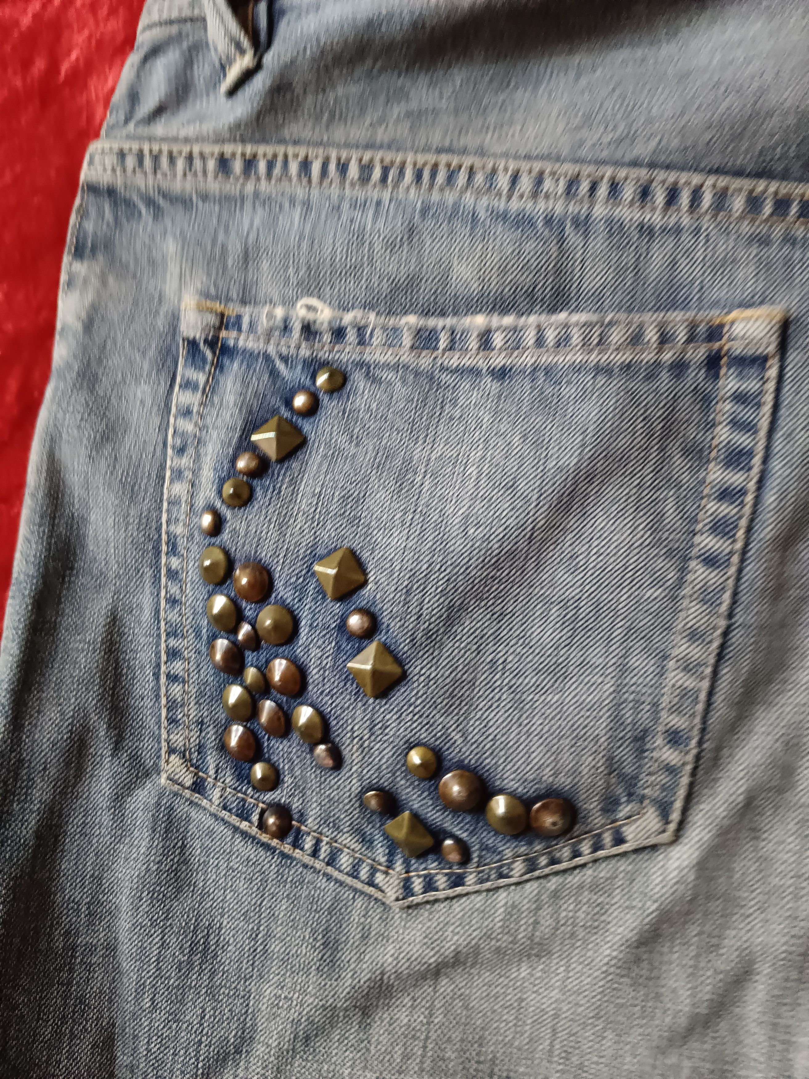 Japanese Brand × Tete Homme × Vintage Studded Short Jeans Size US 32 / EU 48 - 3 Thumbnail