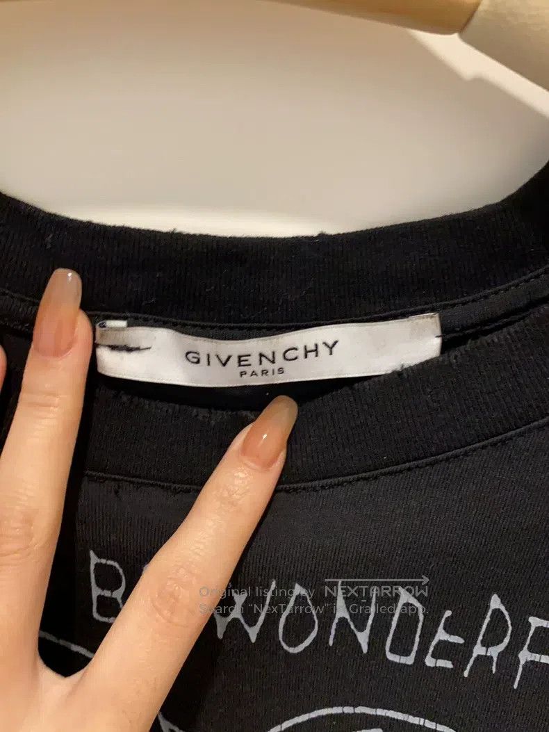 Givenchy Givenchy Distressed Black Short Sleeve Size US XS / EU 42 / 0 - 3 Thumbnail