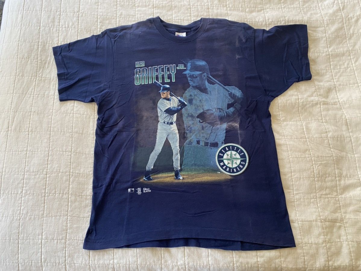 image of Mlb x Pro Player Vintage 1996 Ken Griffey Jr Tshirt XL in Blue, Men's