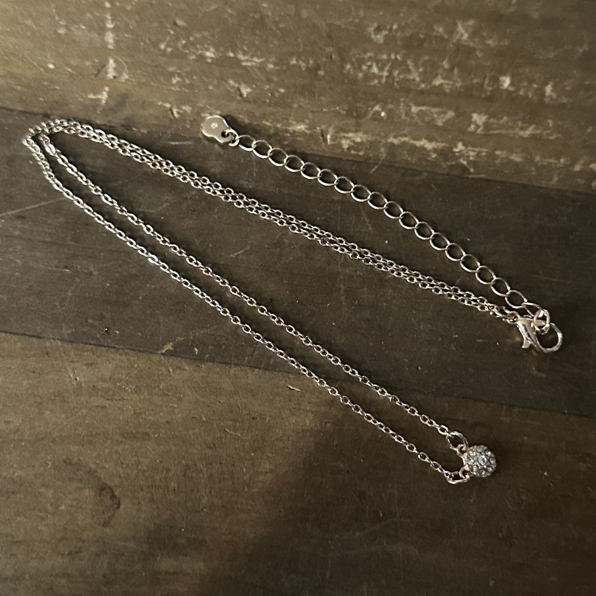 Other Dainty gold tone pave disc necklace Size ONE SIZE - 3 Thumbnail