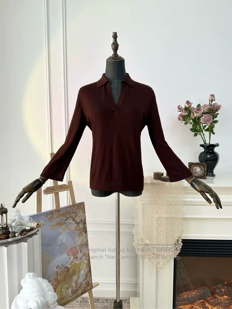 Hermes Hermes Margiela period women's cashmere and silk blend lei Size M / US 6-8 / IT 42-44 - 1 Thumbnail