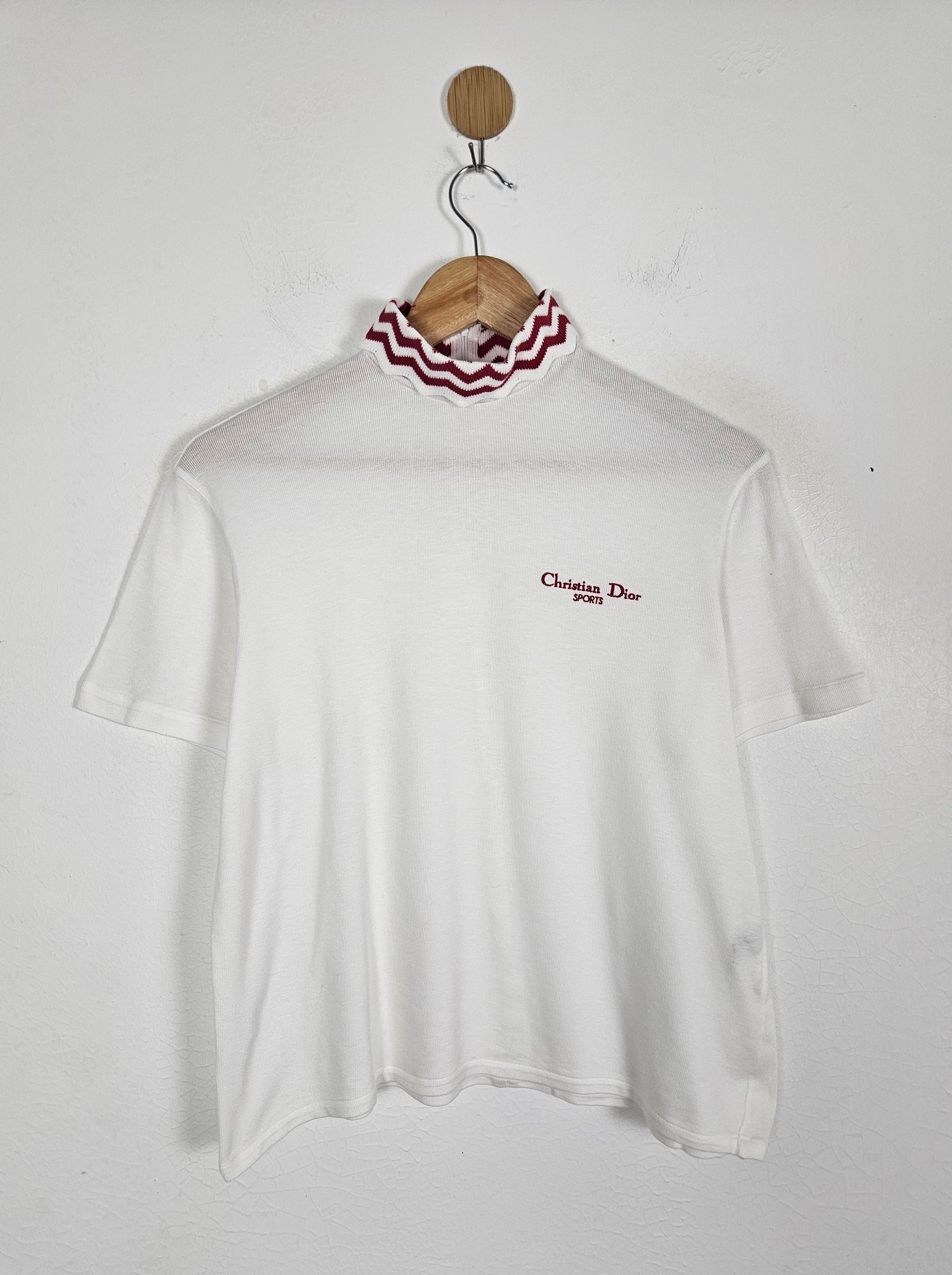 Christian Dior Monsieur Vintage Christian Dior Sports Polo zipper shirt Size L / US 10 / IT 46 - 2 Thumbnail