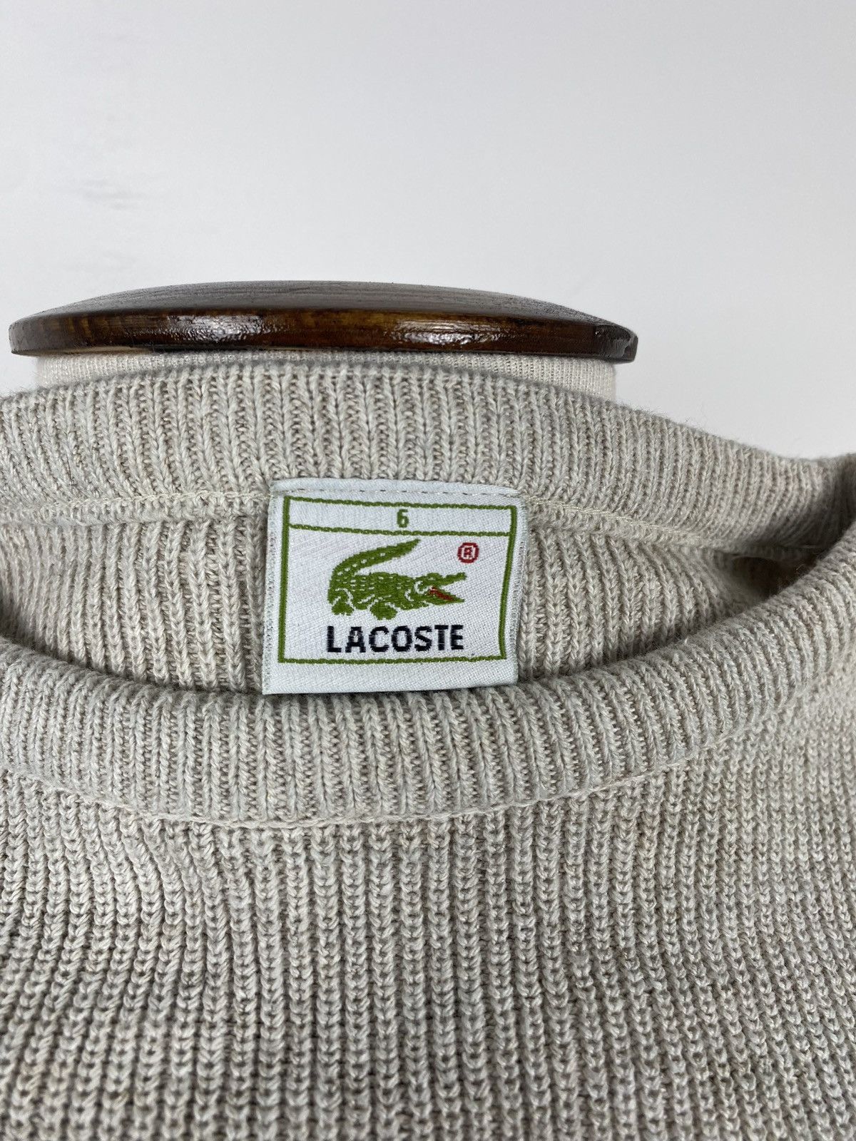 Lacoste × Vintage Men’s Vintage Lacoste Crew Neck Sweater size 6 Size US L / EU 52-54 / 3 - 6 Thumbnail