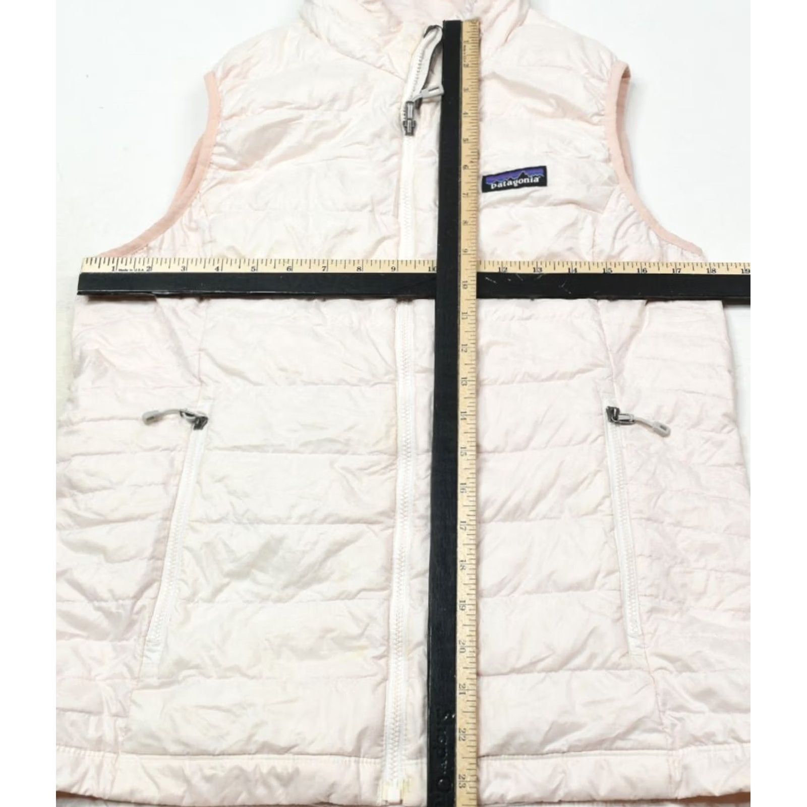 Patagonia Patagonia Down Sweater Vest Womens Medium Pale Pink Full-Zip Lightweight Vest Size M / US 6-8 / IT 42-44 - 7 Thumbnail