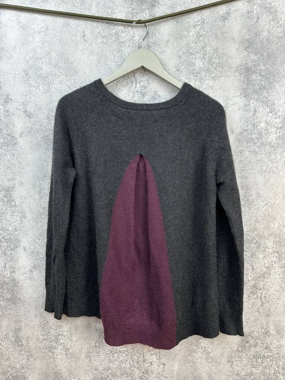 360Cashmere 360Cashmere Charcoal 100% Cashmere Heathered Sweater Relaxed Size S / US 4 / IT 40 - 2 Thumbnail