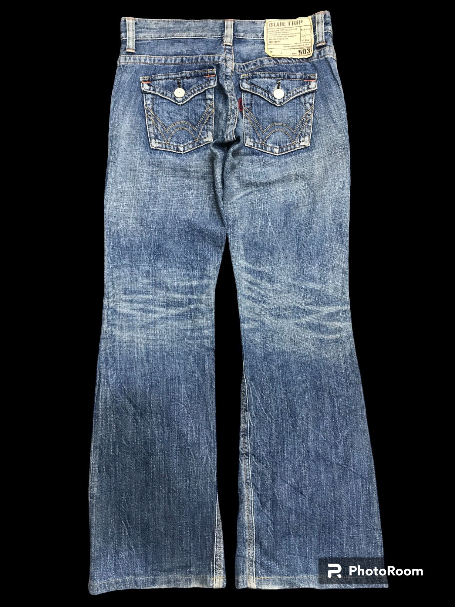 Edwin Flare🔥EDWIN 503 Flare Archival Fades Jeans F8 Size US 30 / EU 46 - 2 Thumbnail