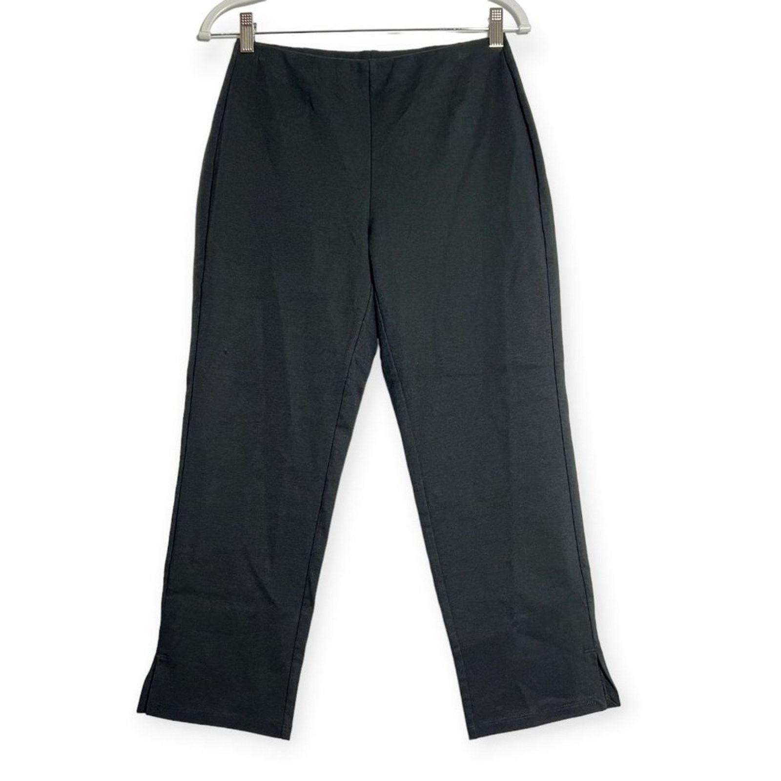 Eileen Fisher Eileen Fisher Slim Crop Pant Black Organic PS NWT Size 27" / US 4 / IT 40 - 1 Thumbnail