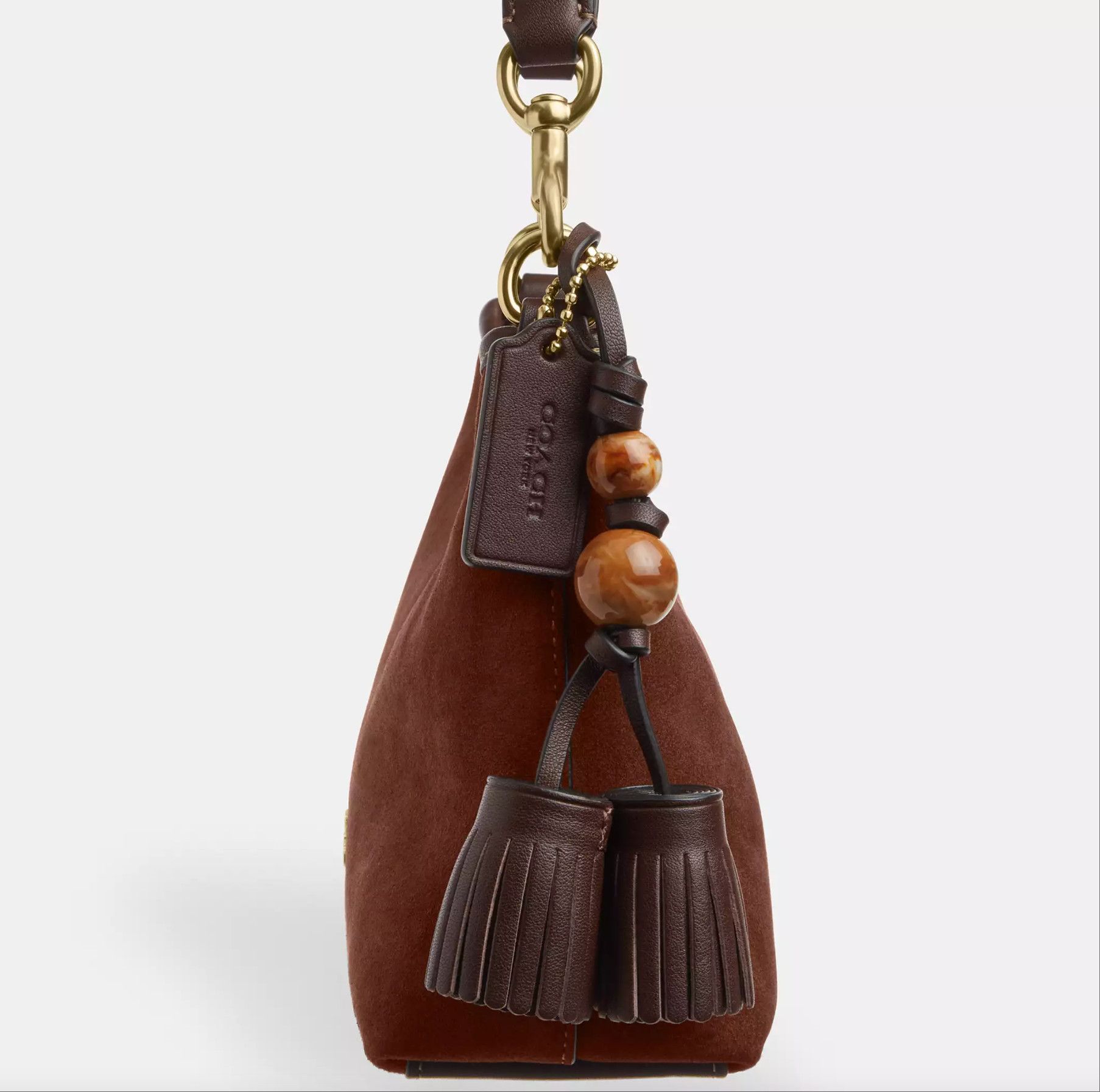 Coach NWT Coach Laurel Small Shoulder Bag With Tassels CCF14 Size ONE SIZE - 17 Thumbnail