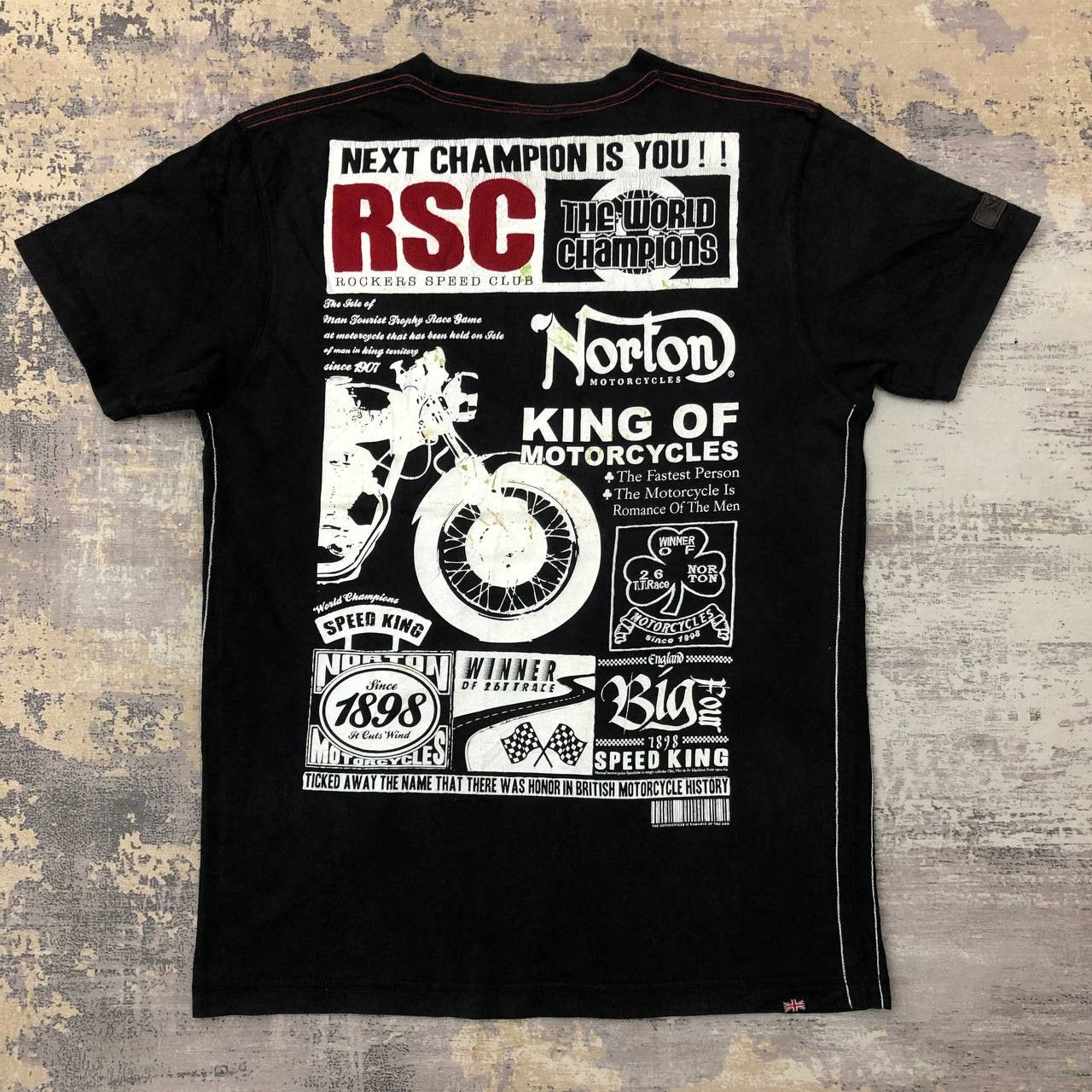 Norton T107 THE MAUDES NORTON BIKER TEE Size US M / EU 48-50 / 2 - 1 Thumbnail