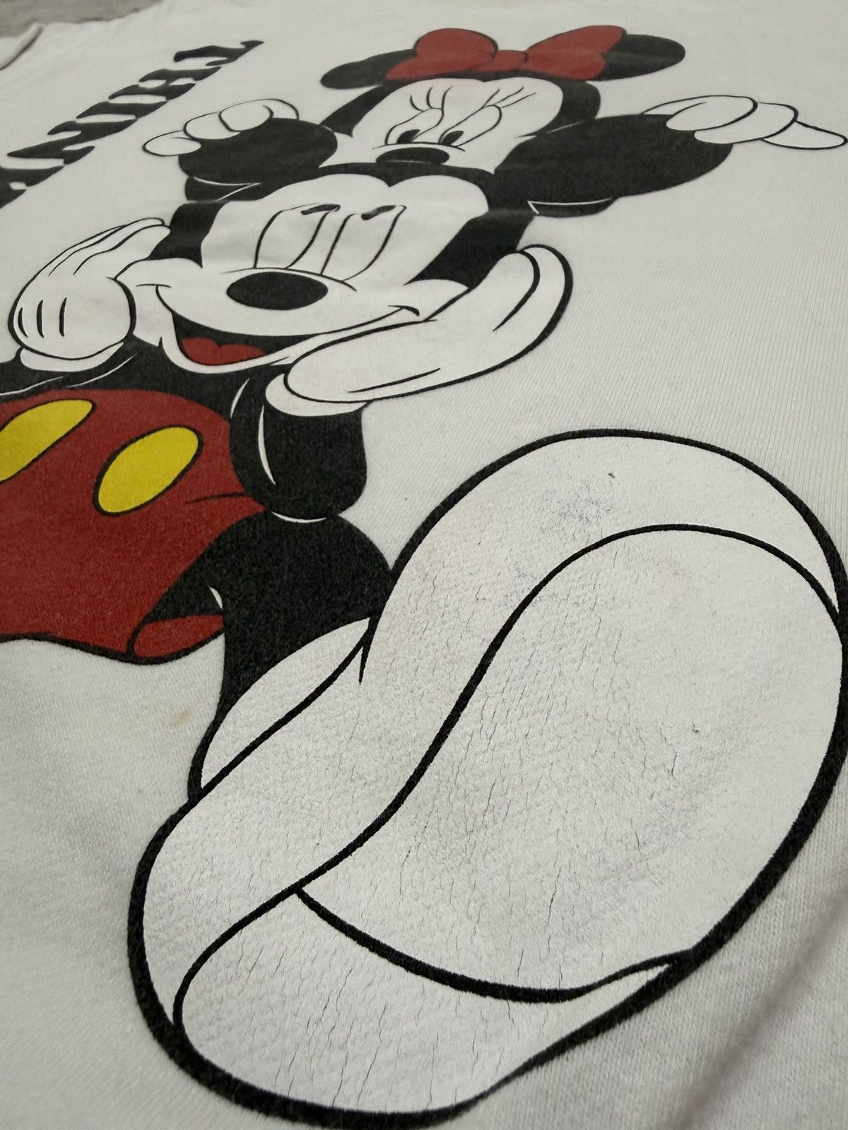 Disney Vintage Mickey Mouse Mirron Printed Sweatshirt Size US L / EU 52-54 / 3 - 6 Thumbnail