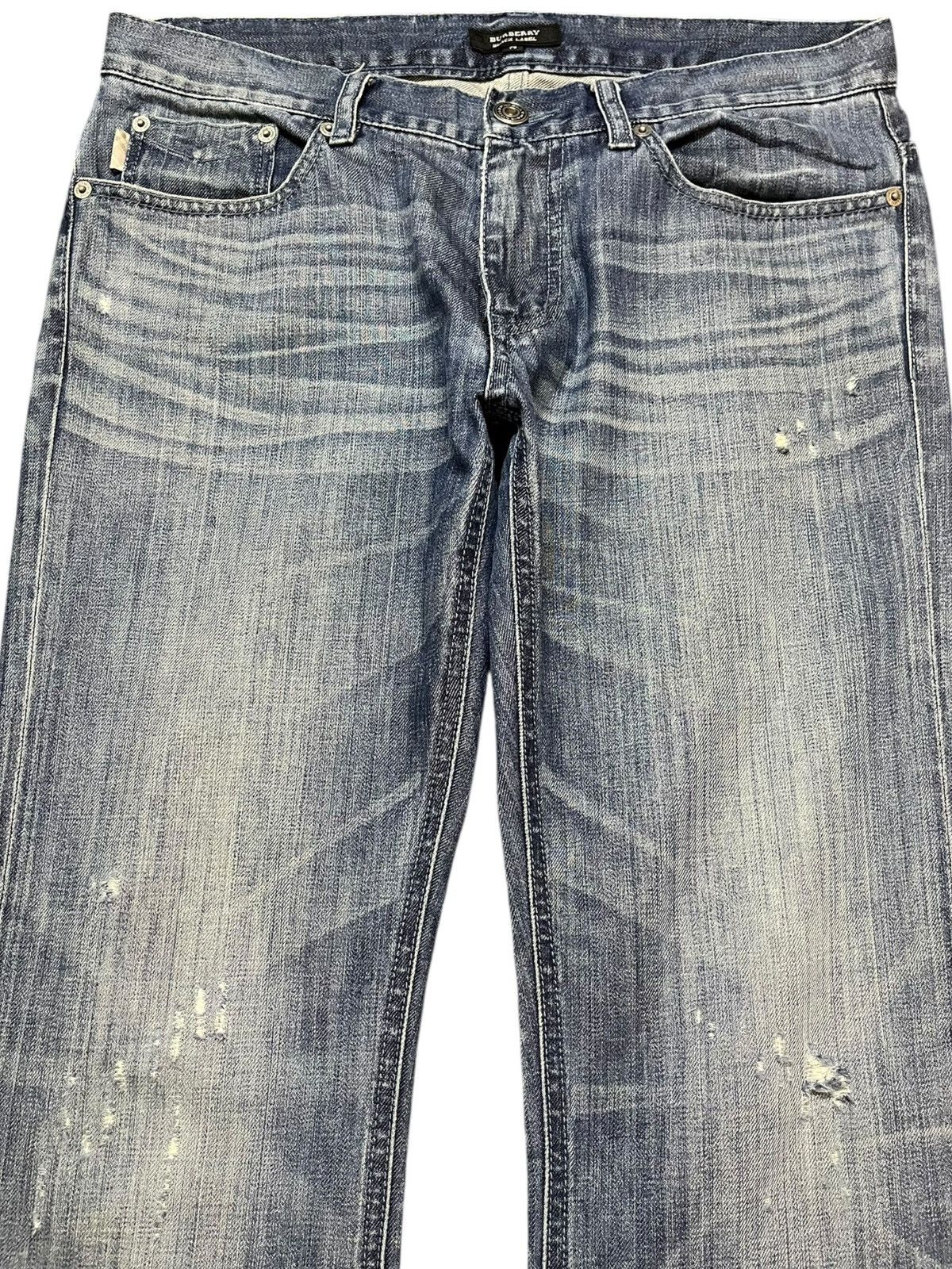 Burberry Vintage Burberry Black Label Flare Grunge Denim Size US 32 / EU 48 - 2 Thumbnail