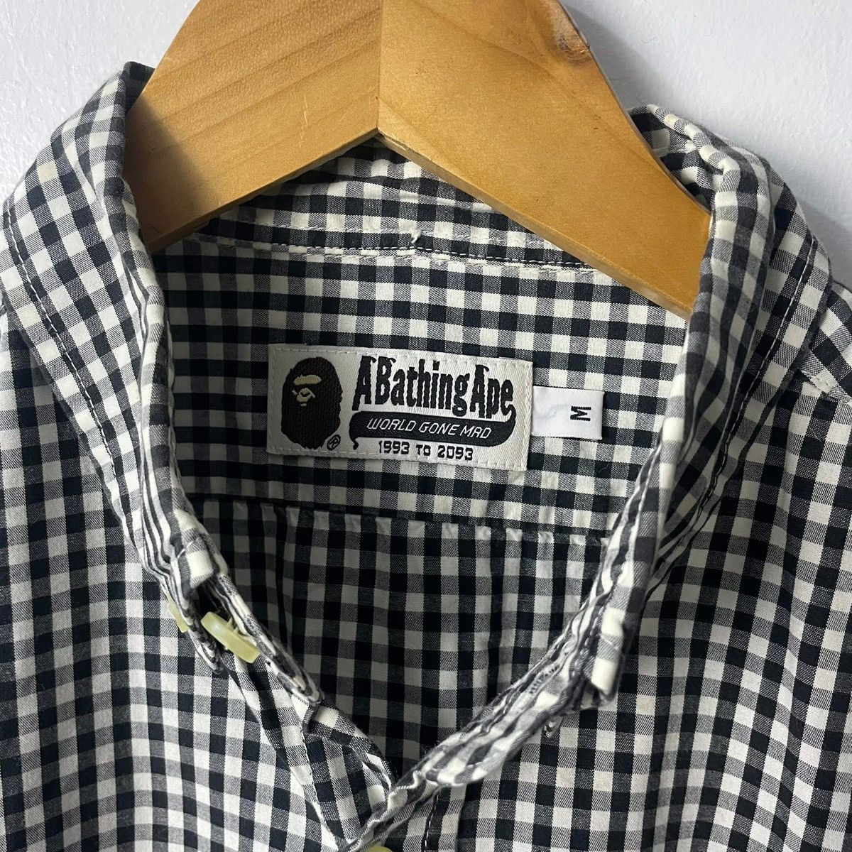 Bape BAPE POLO CHECKERED ONE POINT Size US M / EU 48-50 / 2 - 3 Thumbnail