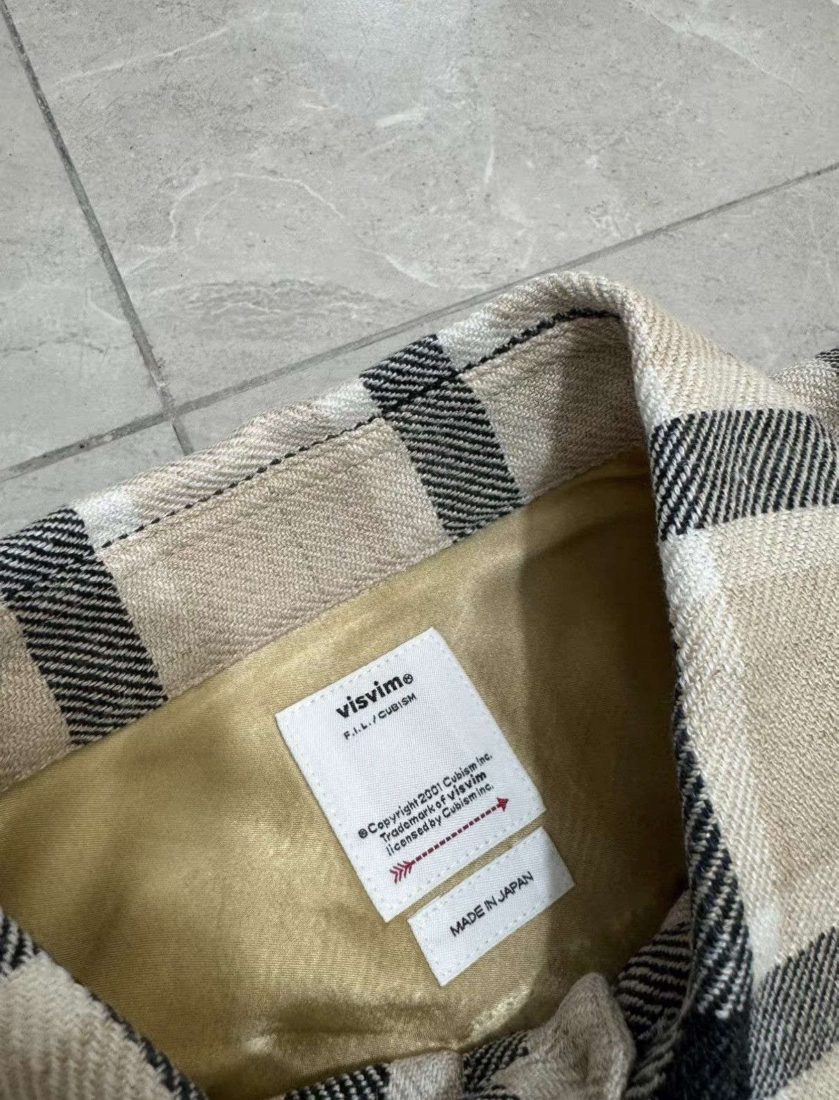 Visvim VISVIM 25SS LUMBER CHECK L/S Beige Check Shirt J34 Size US S / EU 44-46 / 1 - 4 Thumbnail