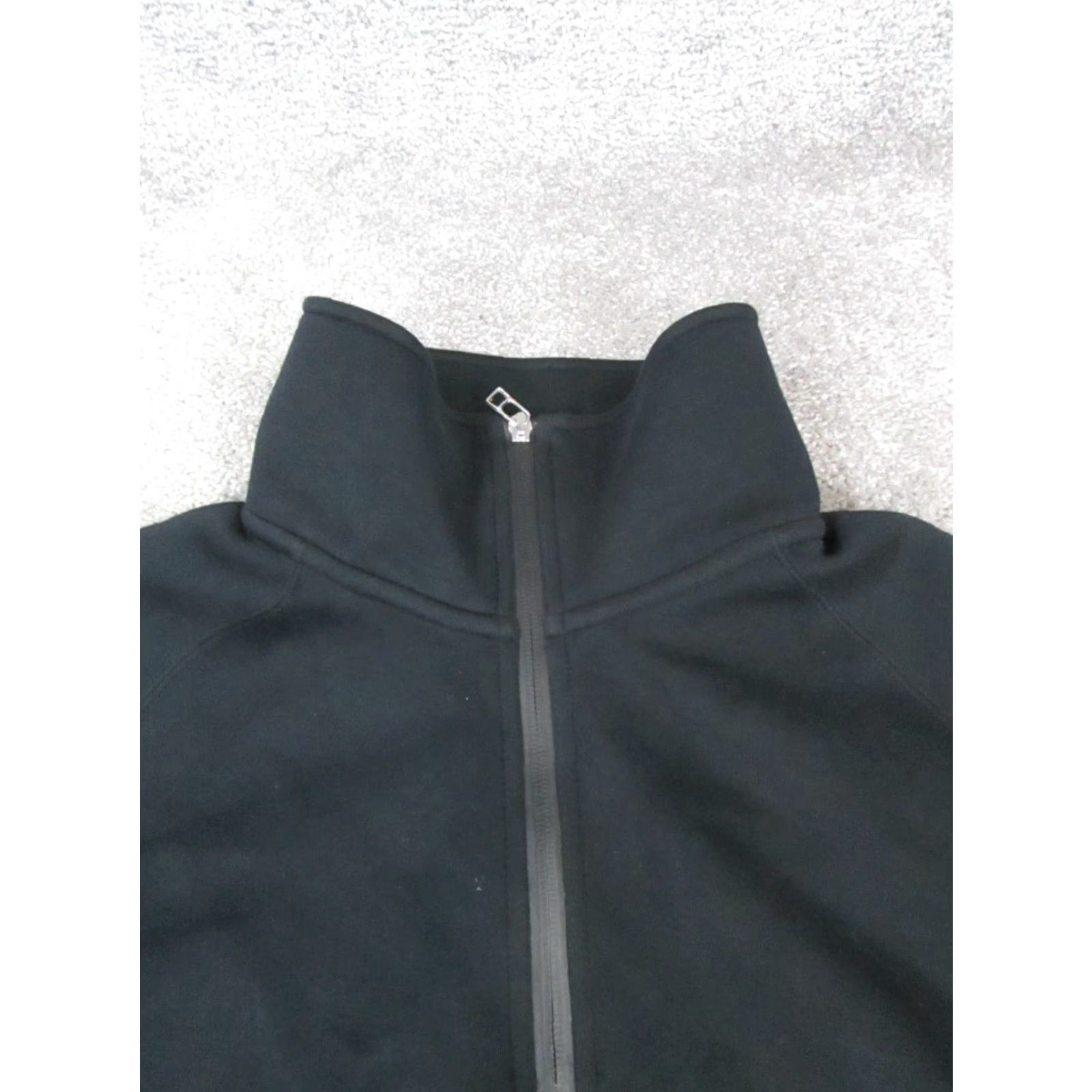Nike Nike Sweatshirt Mens Medium Black Zip Fleece Mock Neck, Regular, Pullover, Cotton/Polyester, Gym & Training, Running & Walking, 90s? Size US M / EU 48-50 / 2 - 2 Thumbnail