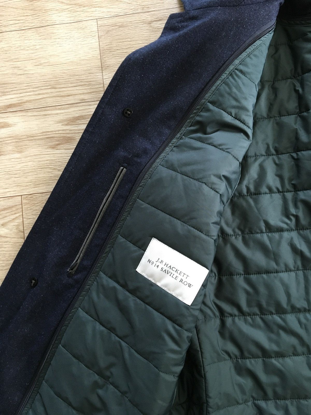 Hackett Hackett J.P. No14 Saville Row London Bespoke Refined Wool 42 Size US L / EU 52-54 / 3 - 6 Thumbnail