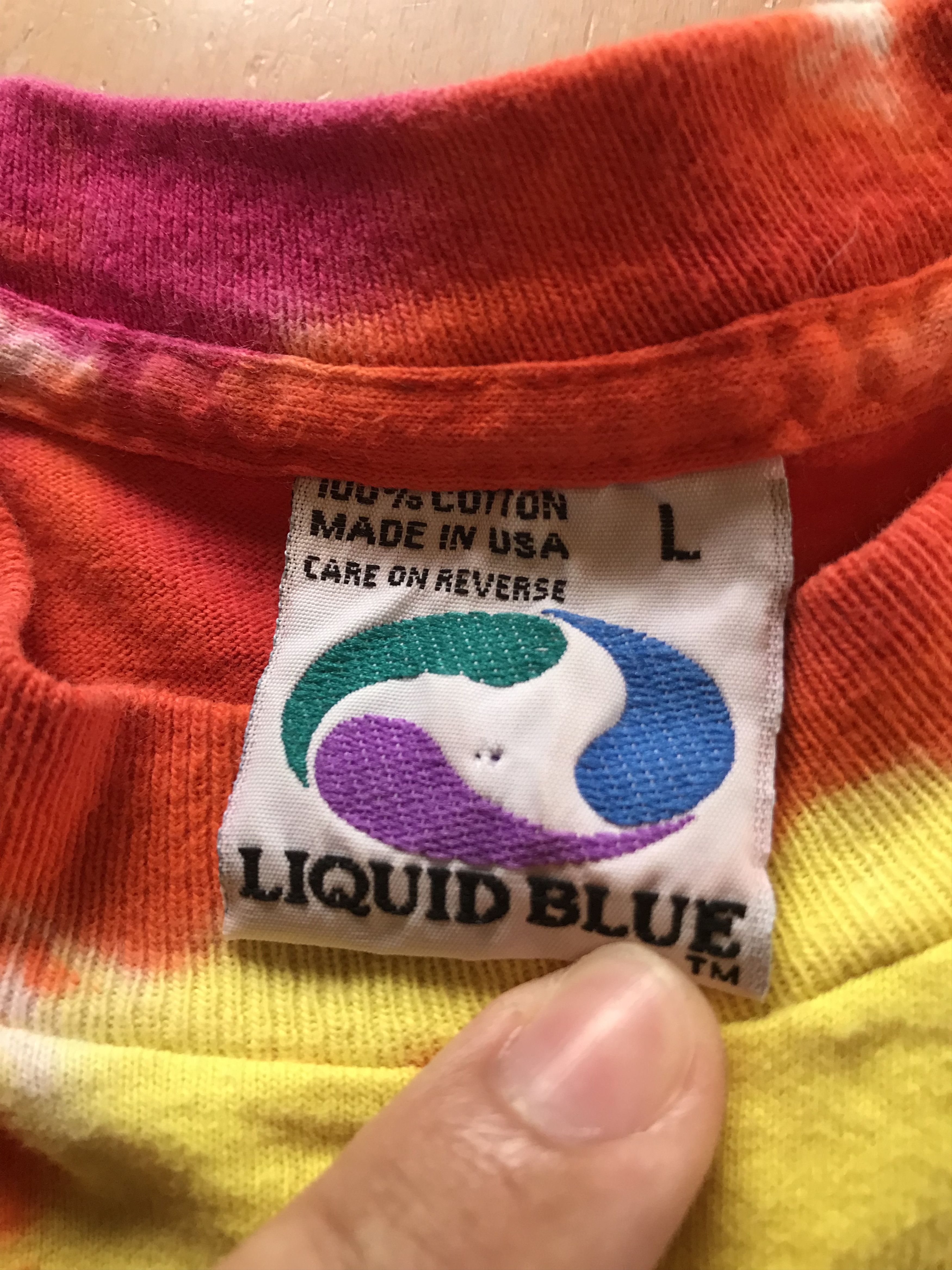 Liquid Blue Vintage shirt 1992 Grateful Dead Space Your Face Liquid Blue Size US L / EU 52-54 / 3 - 3 Thumbnail