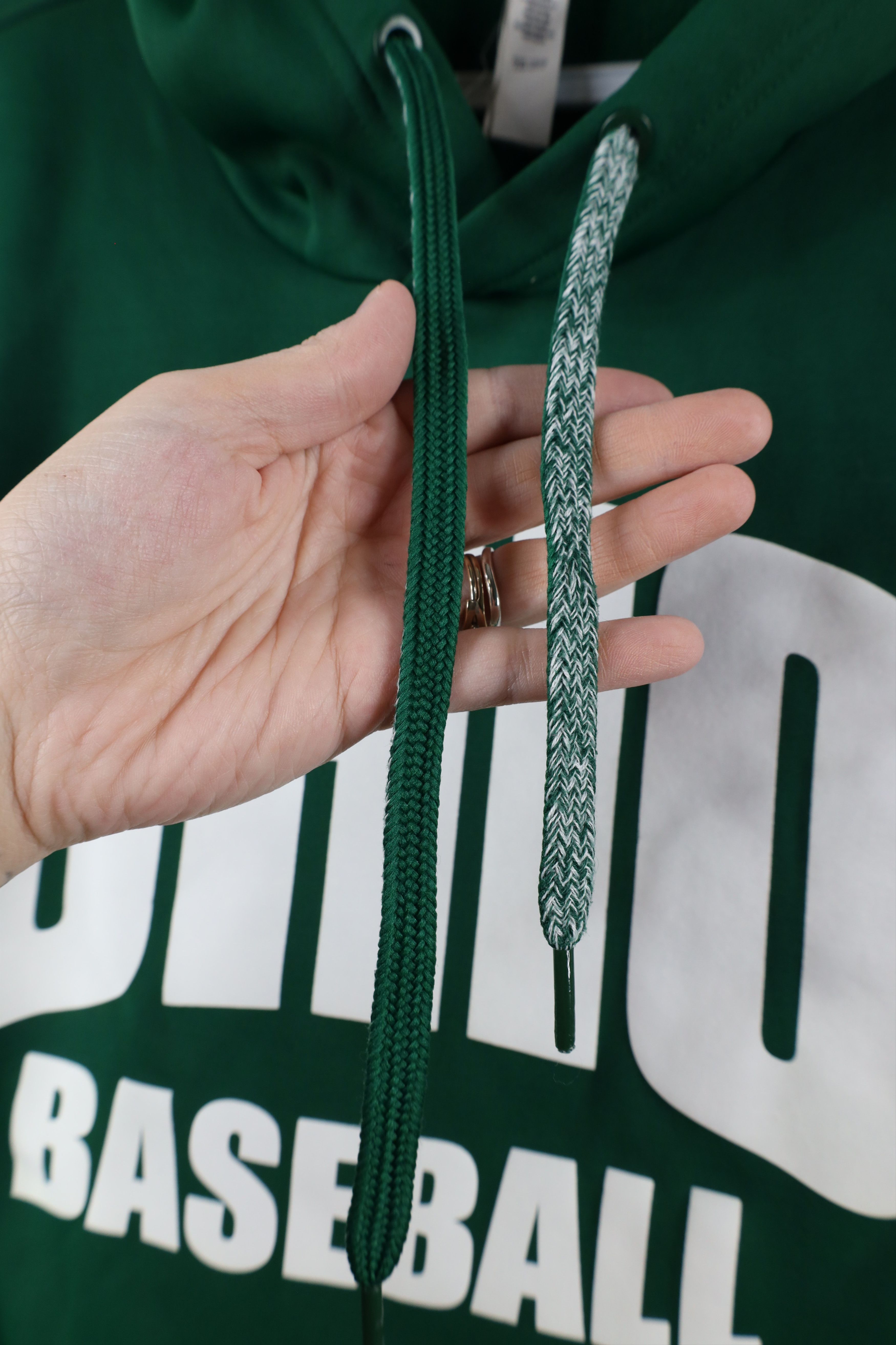 Adidas × Vintage Adidas Ohio University Baseball Hoodie Sweatshirt Green Size US S / EU 44-46 / 1 - 7 Thumbnail