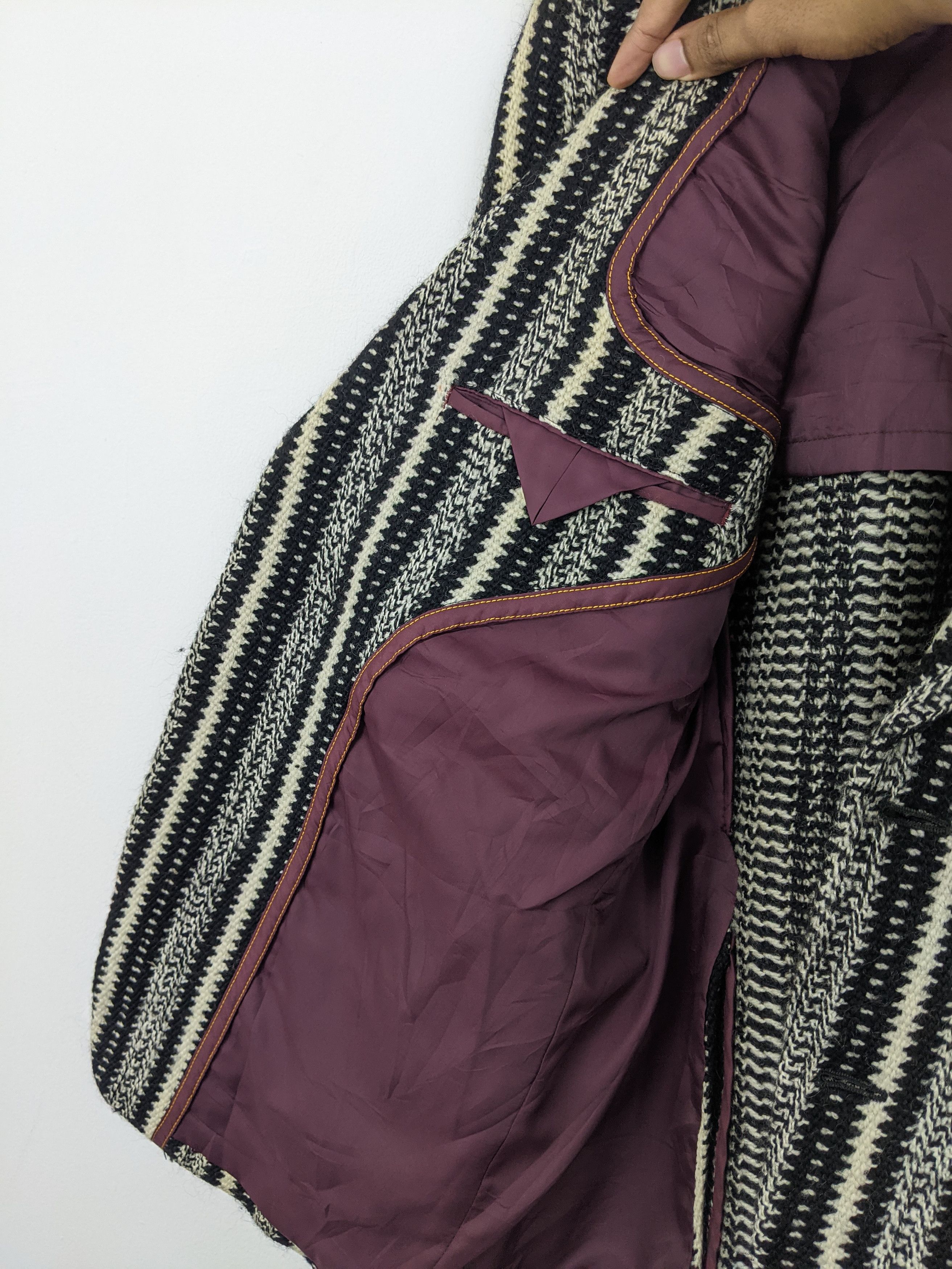 Japanese Brand Vintage Japanese Brand Native Striped Jacket MJ0126Z Size US M / EU 48-50 / 2 - 11 Thumbnail