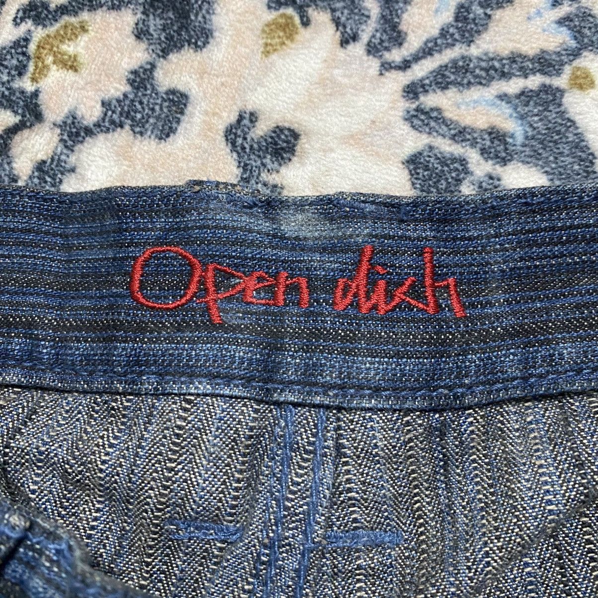 Japanese Brand Japanese Brand OPEN DICH Pinstripe Denim Baggy Jeans Size US 33 - 19 Thumbnail