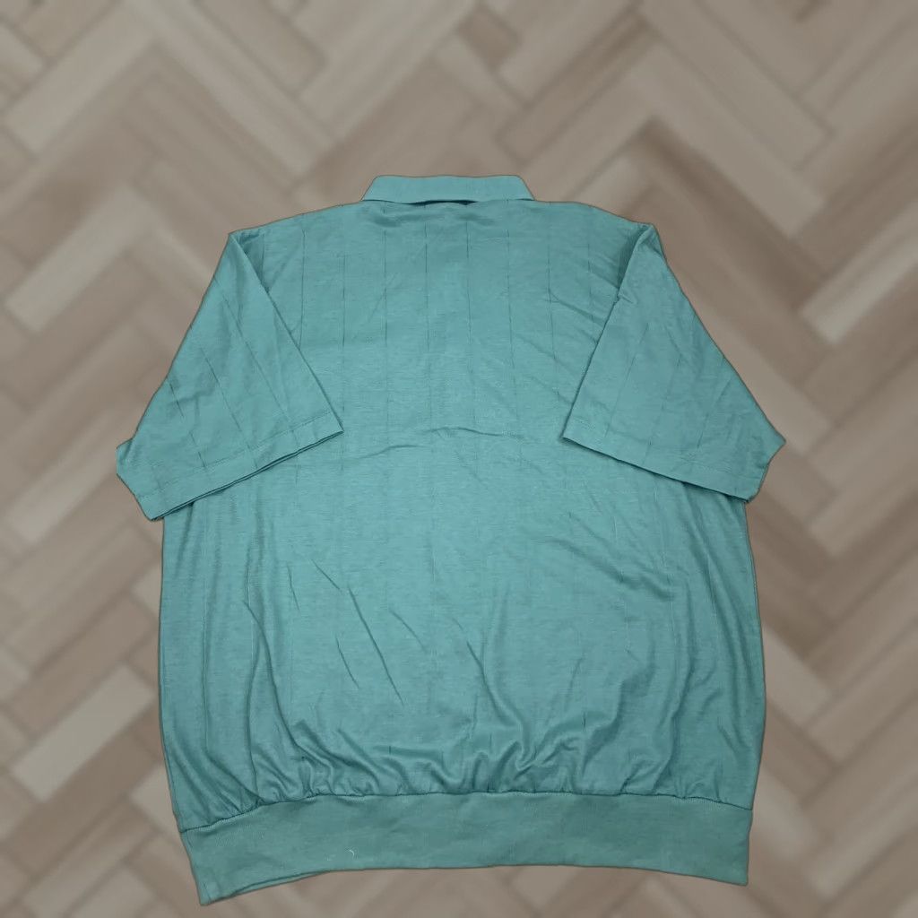 Enro ENRO Polo Shirt Mens XL Green Short Sleeve Striped Golf 2868 Size US XL / EU 56 / 4 - 1 Thumbnail