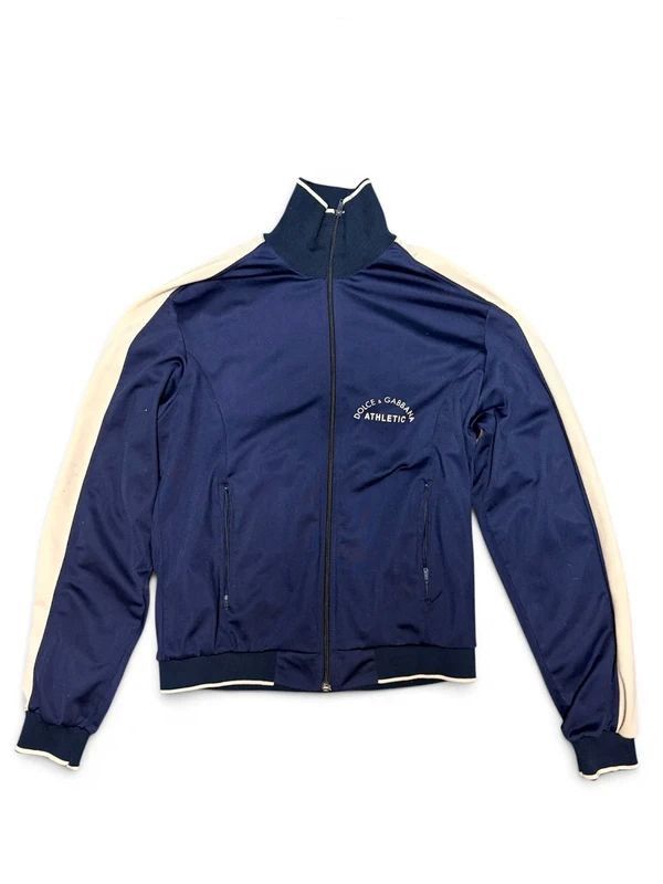 Dolce & Gabbana Vintage Dolce & Gabbana Athletic Track Jacket, Navy Size US M / EU 48-50 / 2 - 4 Thumbnail