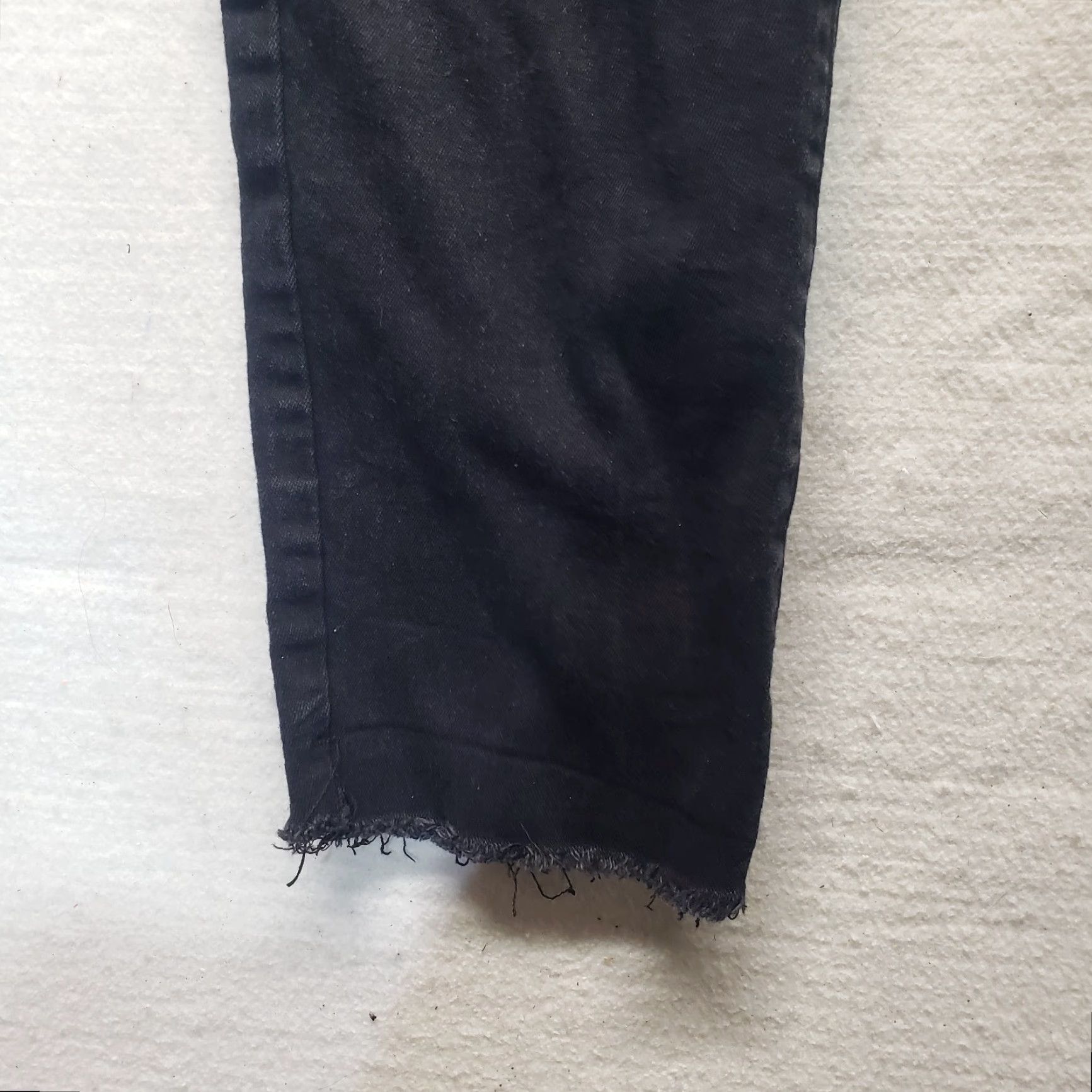 Shein SheIn Jeans Distressed Black Denim Skinny 2XL Women Adult Pants 5-Pocket Style Stretch Size 40" / US 18 - 3 Thumbnail