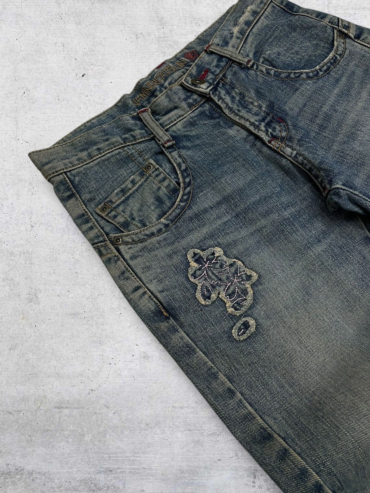 Japanese Brand VINTAGE NAMINORITATSUN OG JAPAN DESIGNER GOA POCKET DENIM Size US 30 / EU 46 - 6 Thumbnail