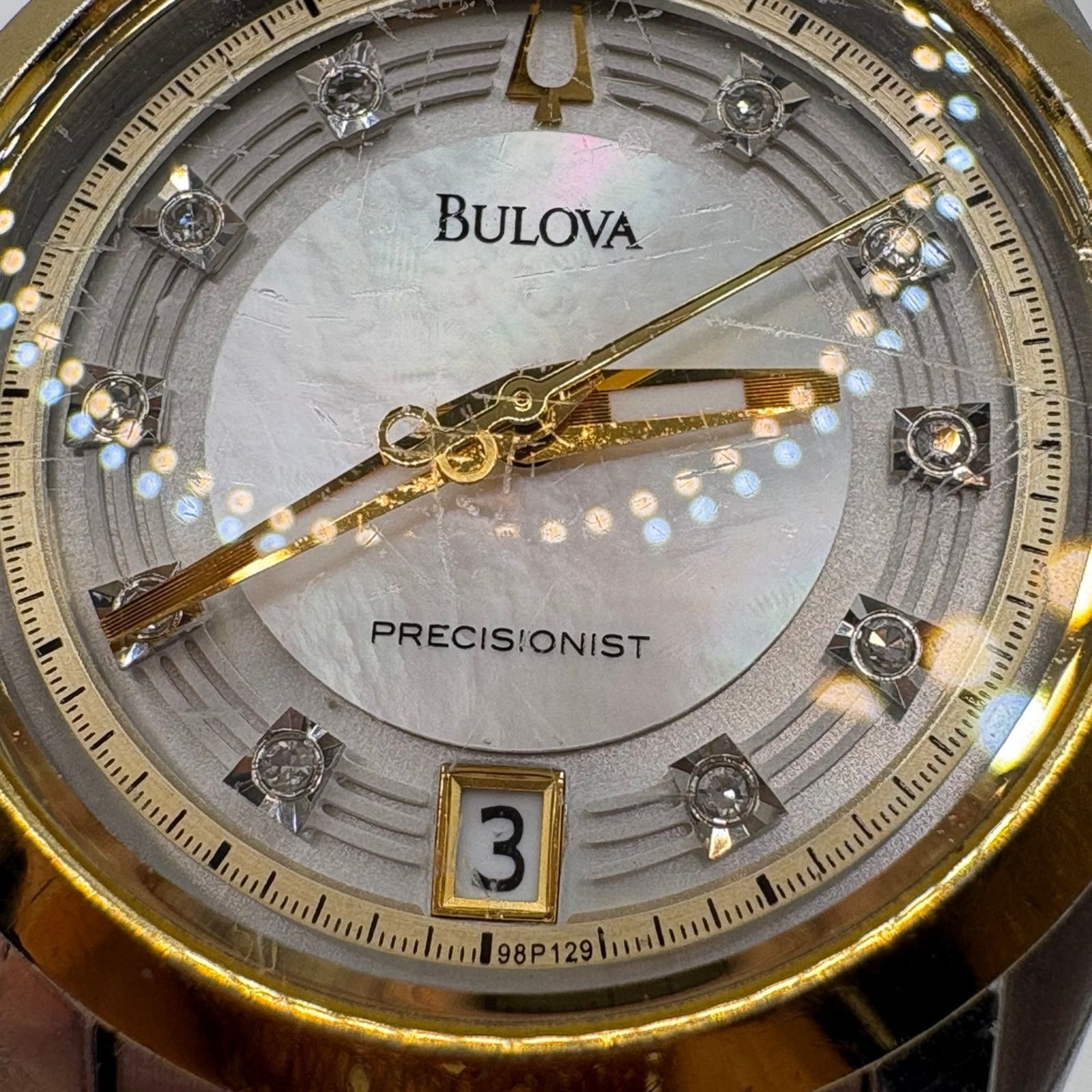 Bulova Bulova Precisionist 98P129 Women's Watch - Diamond & Pearl Size ONE SIZE - 3 Thumbnail