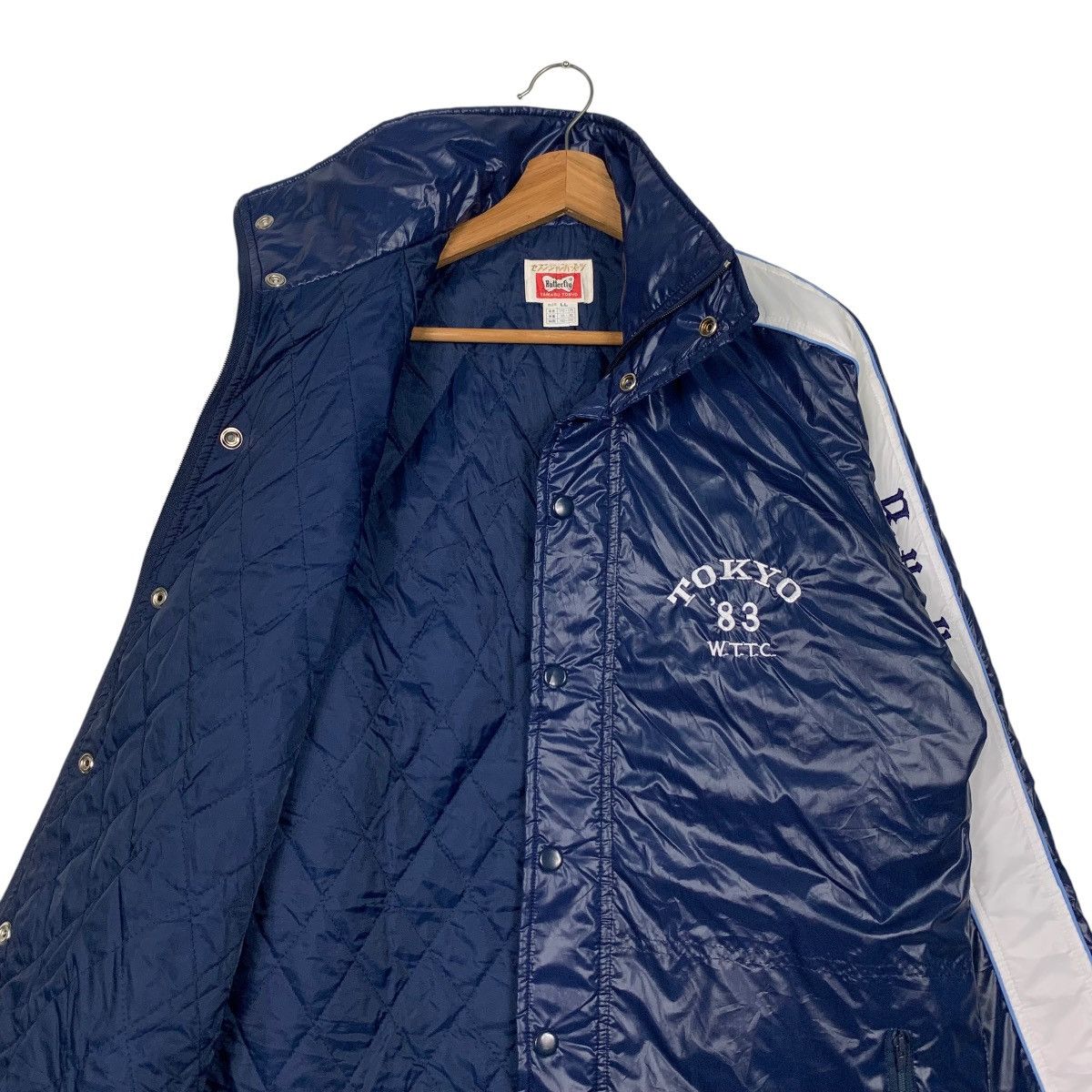 Japanese Brand 80’s BUTTERFLY TOKYO Embroidery Logo Light Jacket #2329-C104 Size US L / EU 52-54 / 3 - 10 Thumbnail